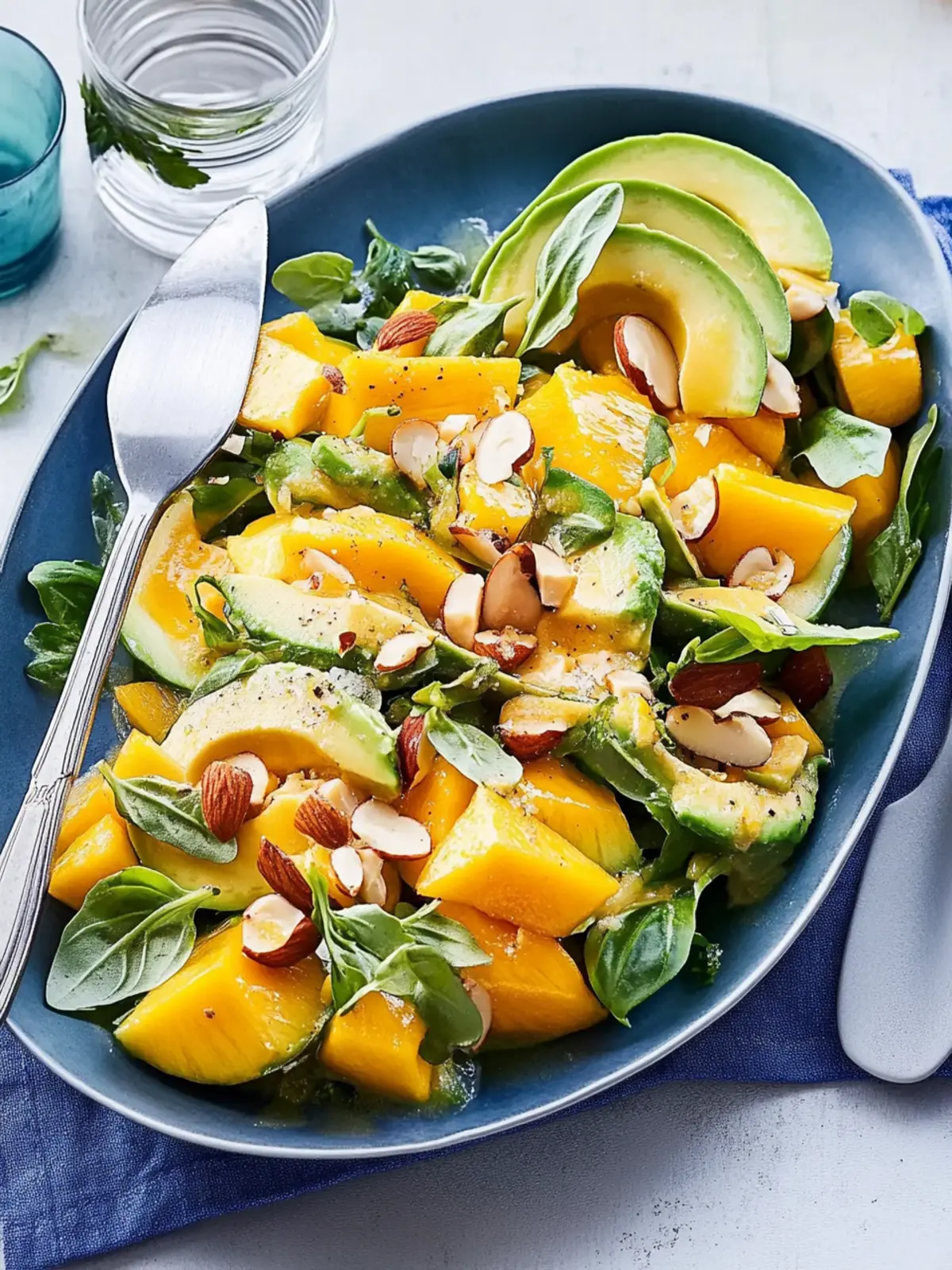 Juicy Mango, Avocado and Macadamia Salad for Summer Bliss 5 juicy mango, avocado and macadamia salad