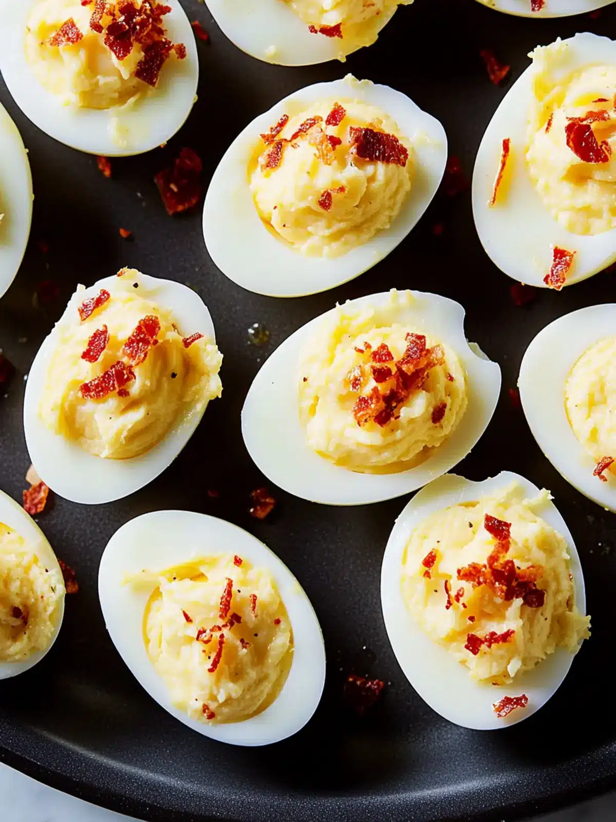 Carbonara Deviled Eggs: Your New Favorite Party Treat 4 Carbonara Deviled Eggs