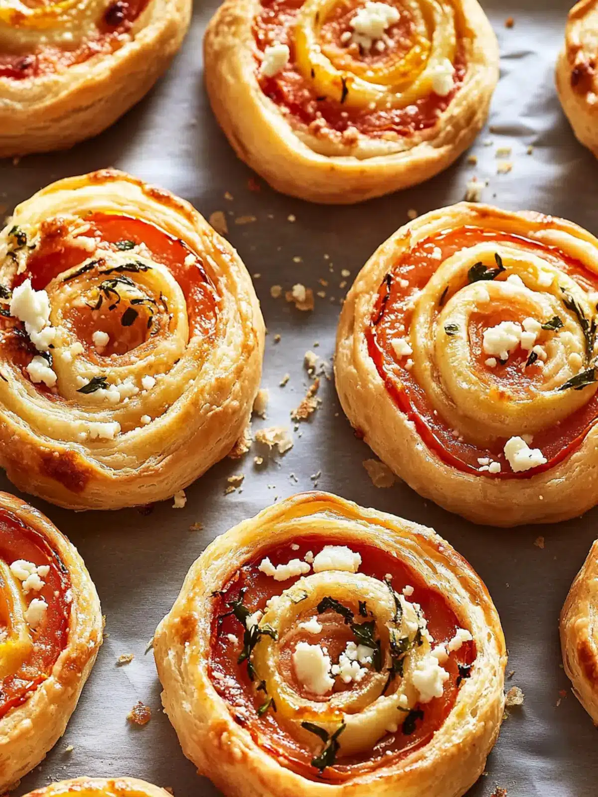 Tomato Feta Pinwheels: Easy Appetizer That Wows Every Time 2 Tomato Feta Pinwheels