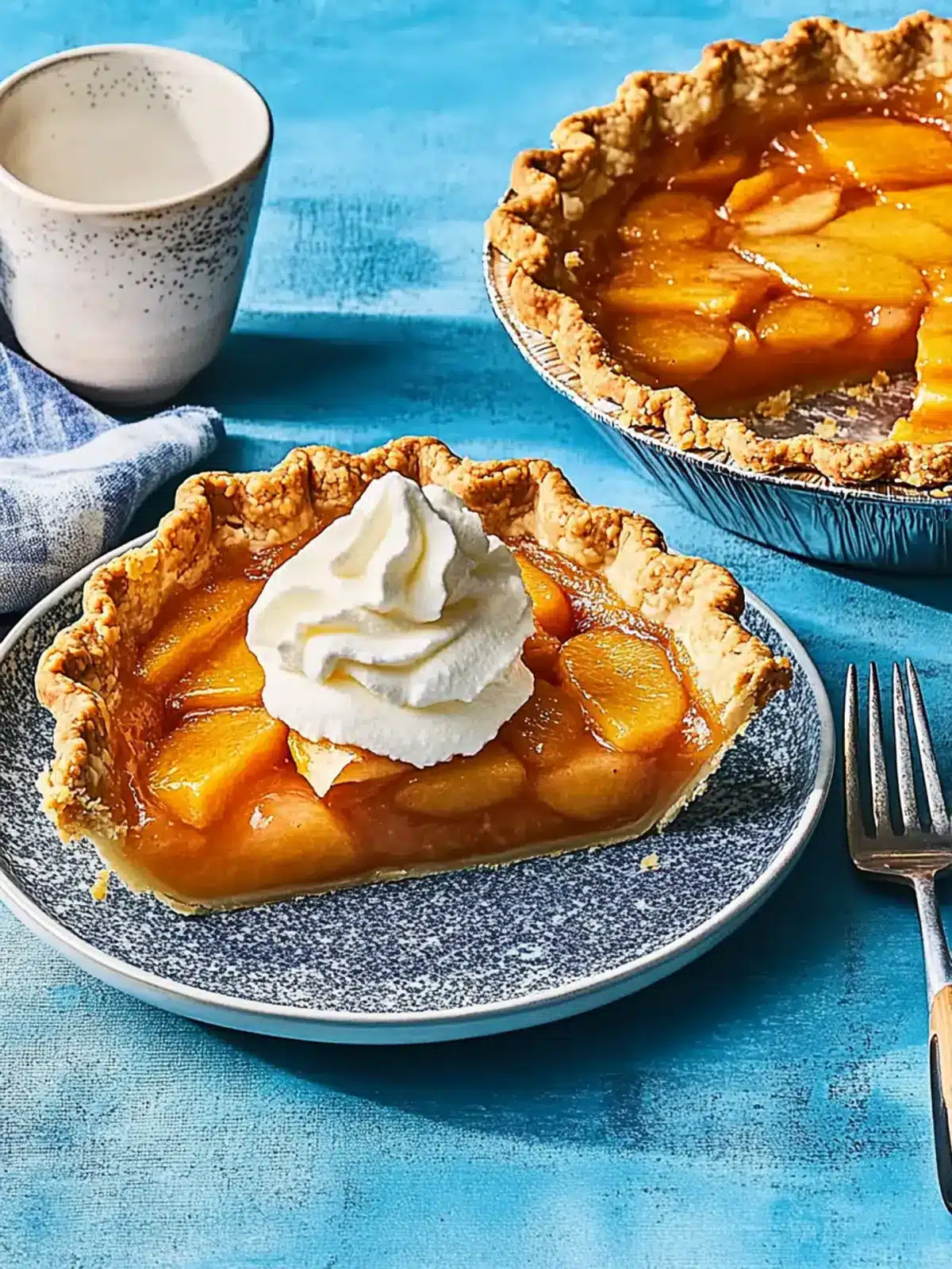Indulge in Peach Pie with Bourbon Whipped Cream Bliss 2 Peach Pie with Bourbon Whipped Cream