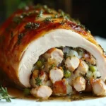 Savory Stuffed Turkey Breast with Sausage & Herbs Recipe 6 Stuffed TurkeyBreast with Sausage & Herbs