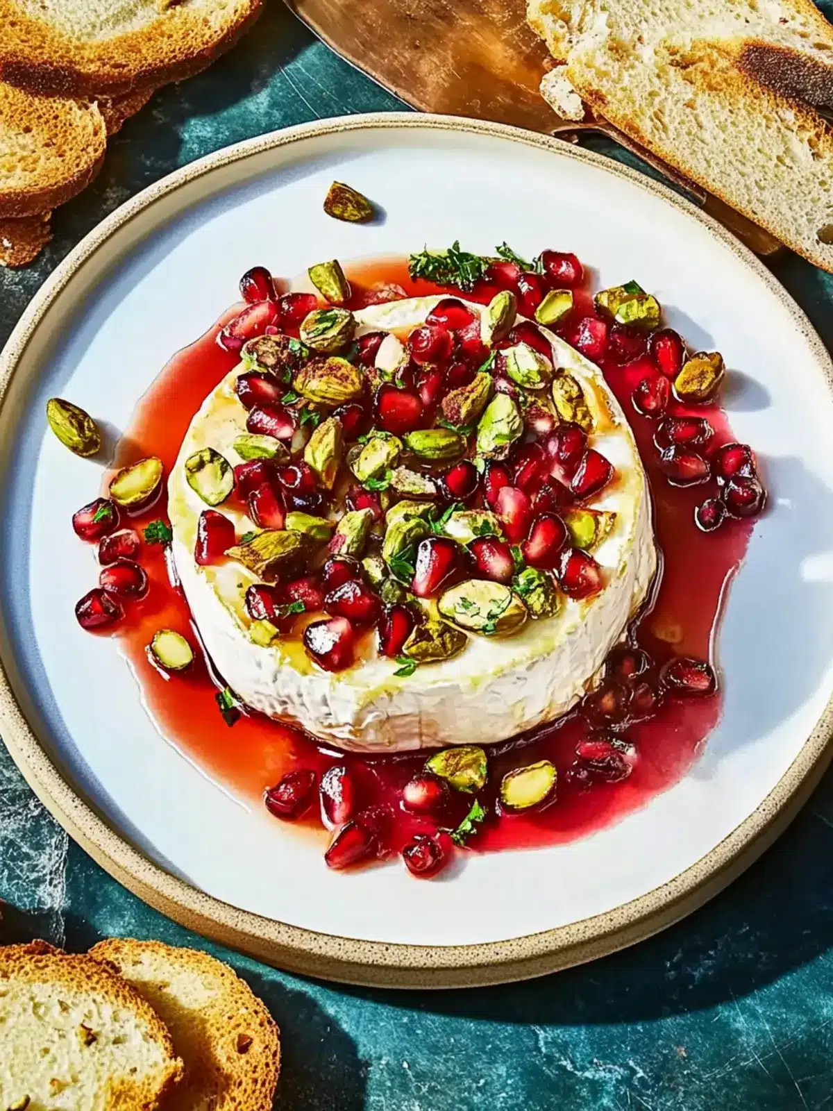 Baked Brie With Pomegranate And Pistachios Bliss for Any Occasion 5 Baked Brie With Pomegranate And Pistachios