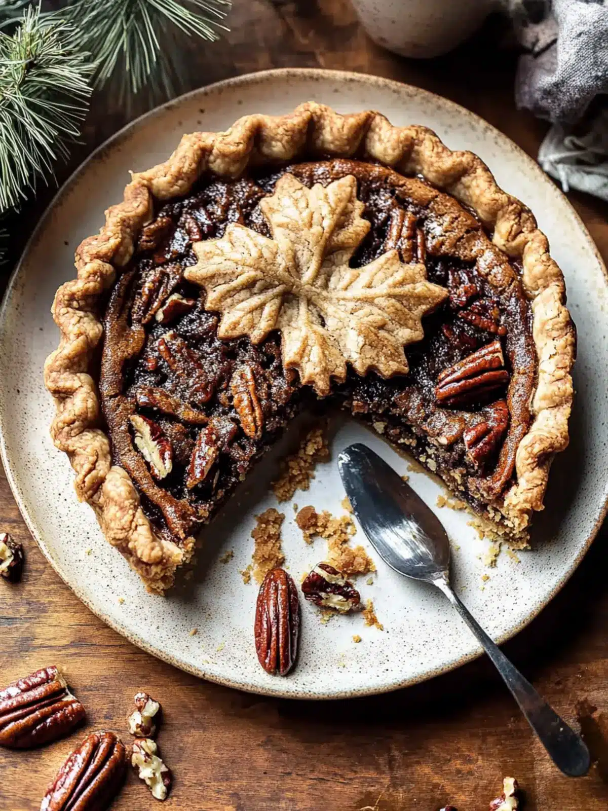 Decadent Brown Sugar Maple Pecan Cookie Pie Delight 5 Brown Sugar Maple Pecan Cookie Pie