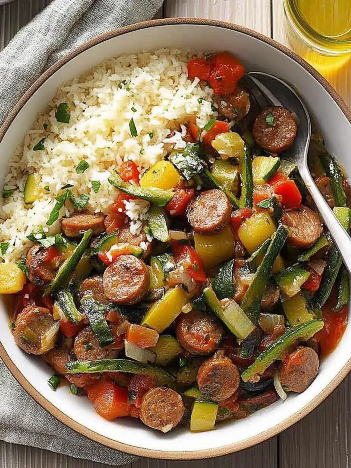 Sausage Ratatouille: A Colorful Twist on Comfort Food 4 Sausage Ratatouille