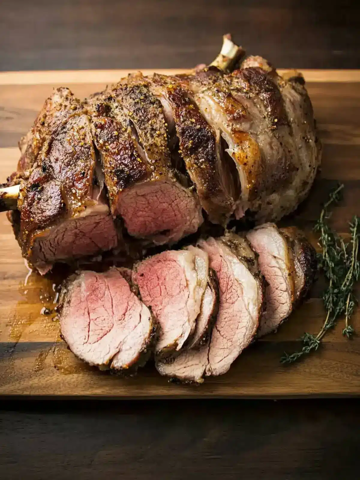 Savory Roast Leg of Lamb with Zesty Herb Marinade 3 Roast Leg of Lamb