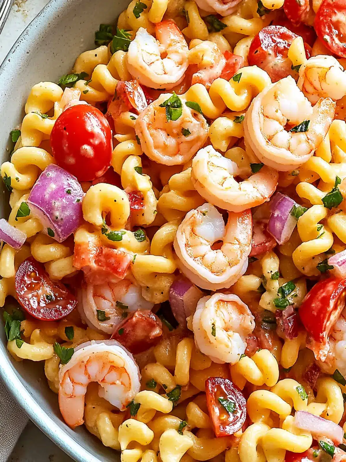 Refreshing Shrimp Pasta Salad with Zesty Lime Twist 2 Shrimp Pasta Salad