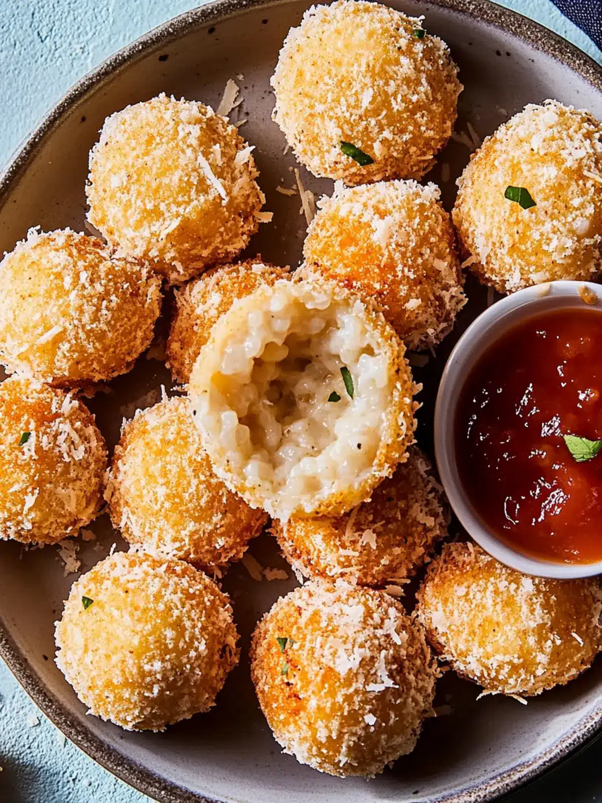 Crispy Air Fryer Cacio e Pepe Arancini You'll Crave Daily 3 Air Fryer Cacio E Pepe Arancini