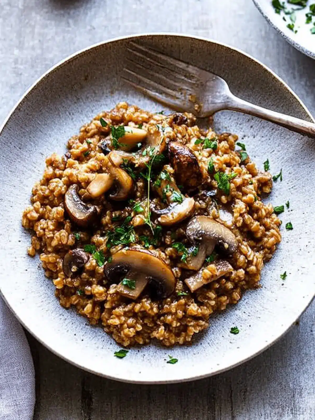 Savory Farro With Mushrooms: An Easy Comfort Dish 2 Farro With Mushrooms