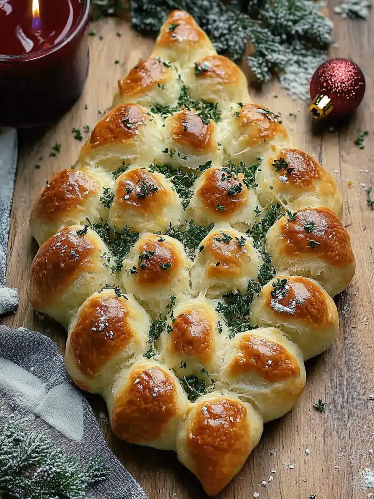 Cheesy Christmas Tree Bread: A Festive Pull-Apart Delight 4 Cheesy Christmas Tree Bread