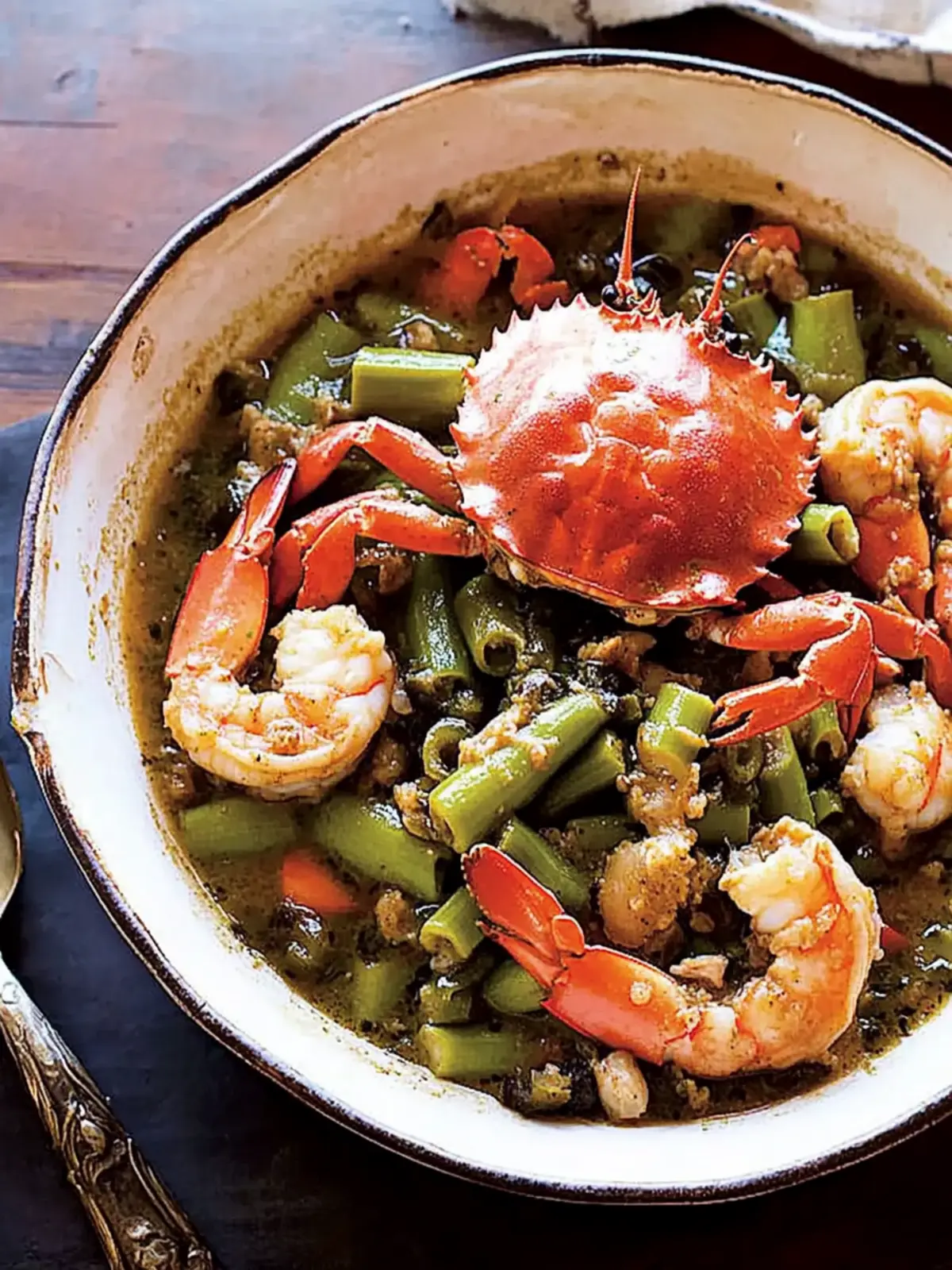 Savor the Flavor: Okra Gumbo with Blue Crabs and Shrimp 5 Okra Gumbo with Blue Crabs and Shrimp