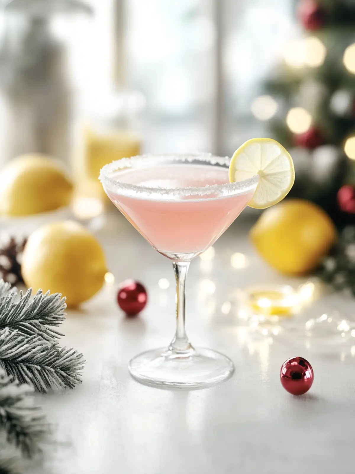 Holiday Lemon Drop Cocktail – Cheerful Cheers for Any Gathering 2 Holiday Lemon Drop