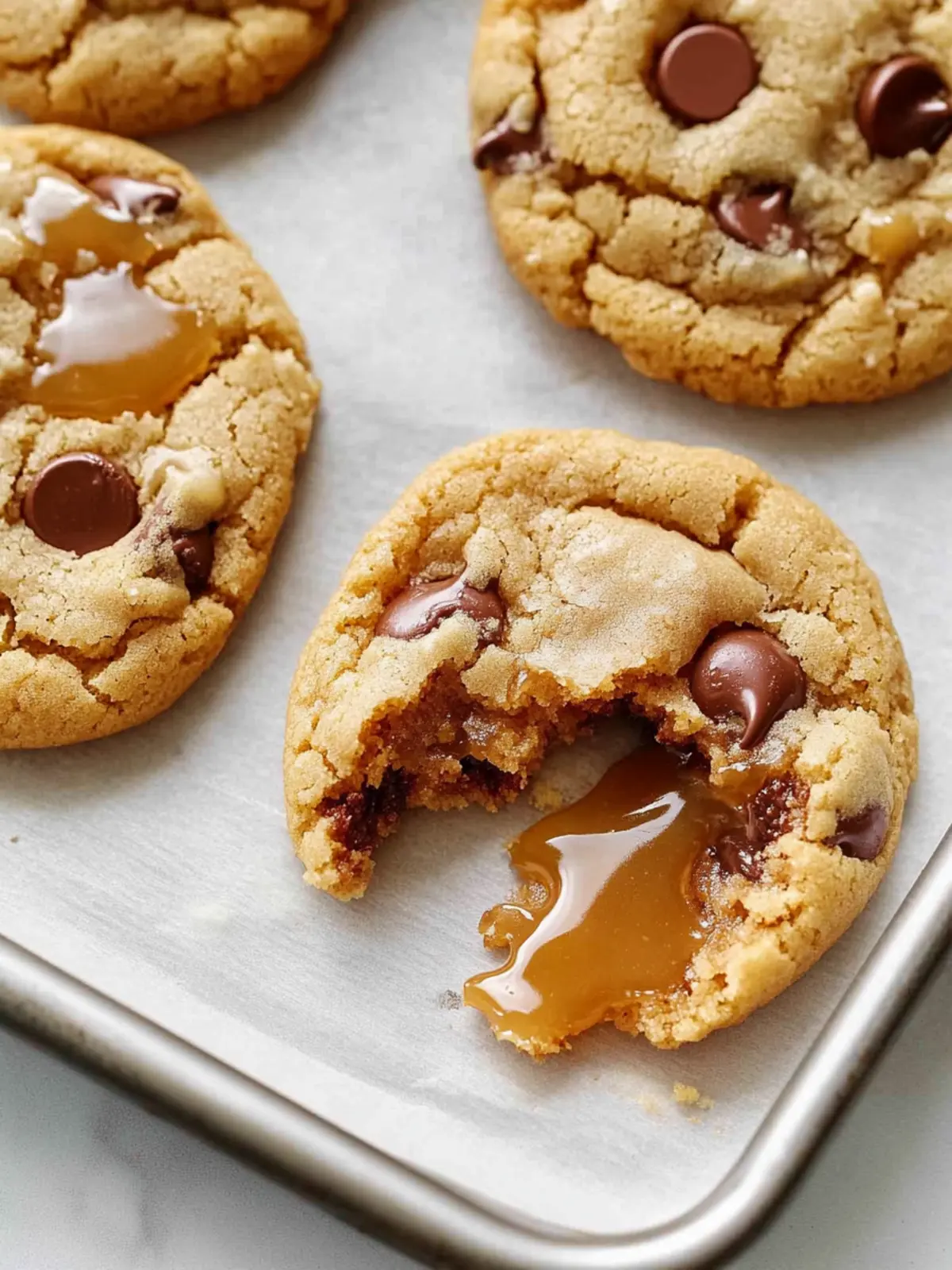 Salty-Sweet Salted Caramel Chocolate Chip Cookies Delight 2 Salted Caramel Chocolate Chip Cookies
