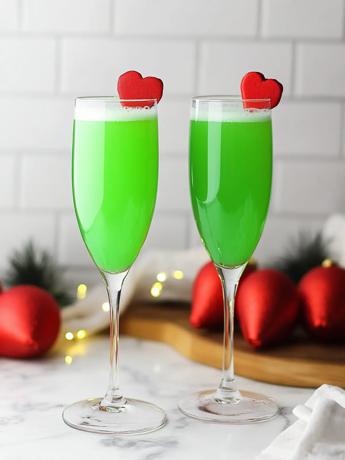 Festive Grinch Mimosa: Your Easy 3-Ingredient Holiday Toast 4 Grinch Mimosa