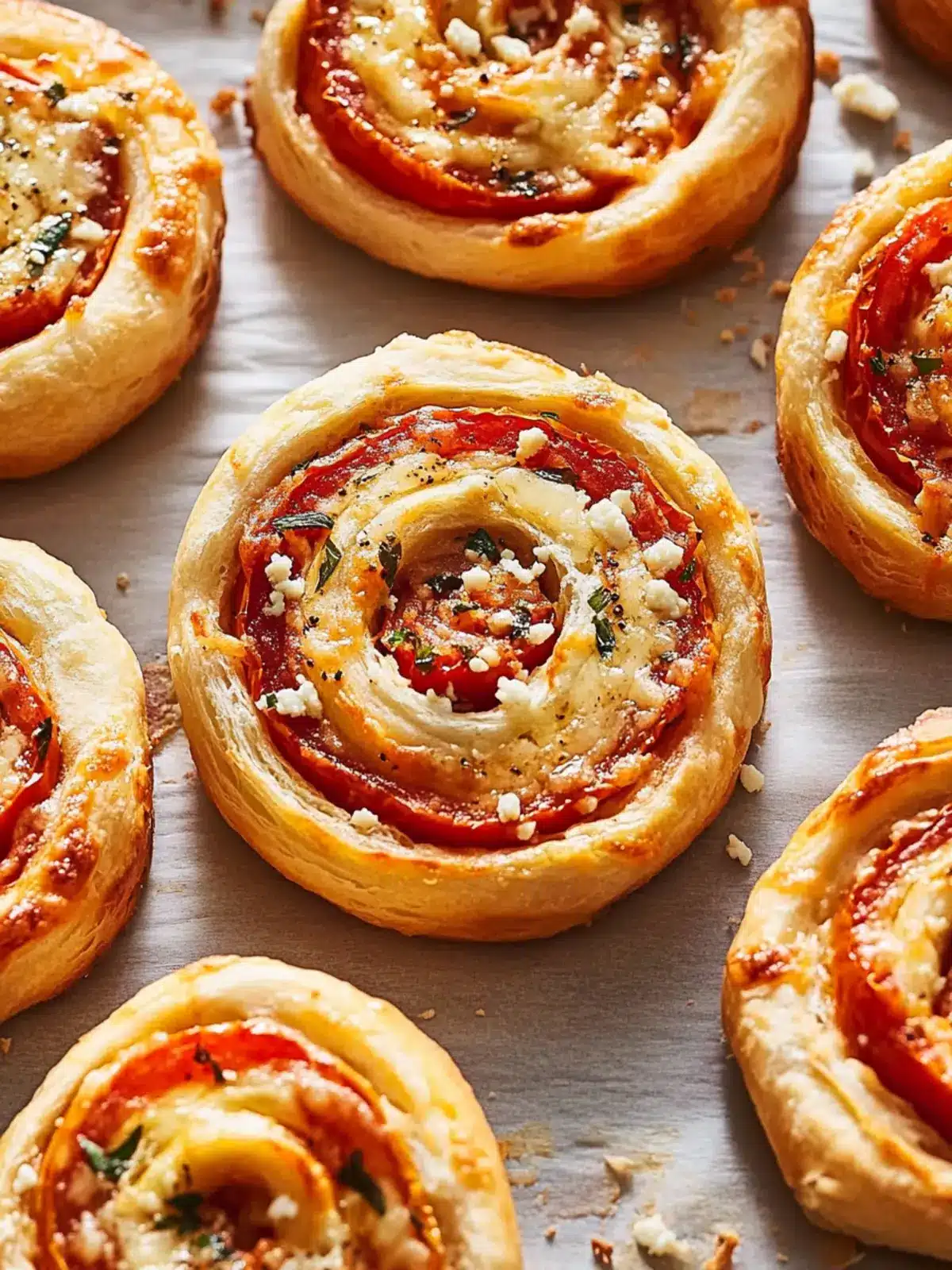 Tomato Feta Pinwheels: Easy Appetizer That Wows Every Time 3 Tomato Feta Pinwheels