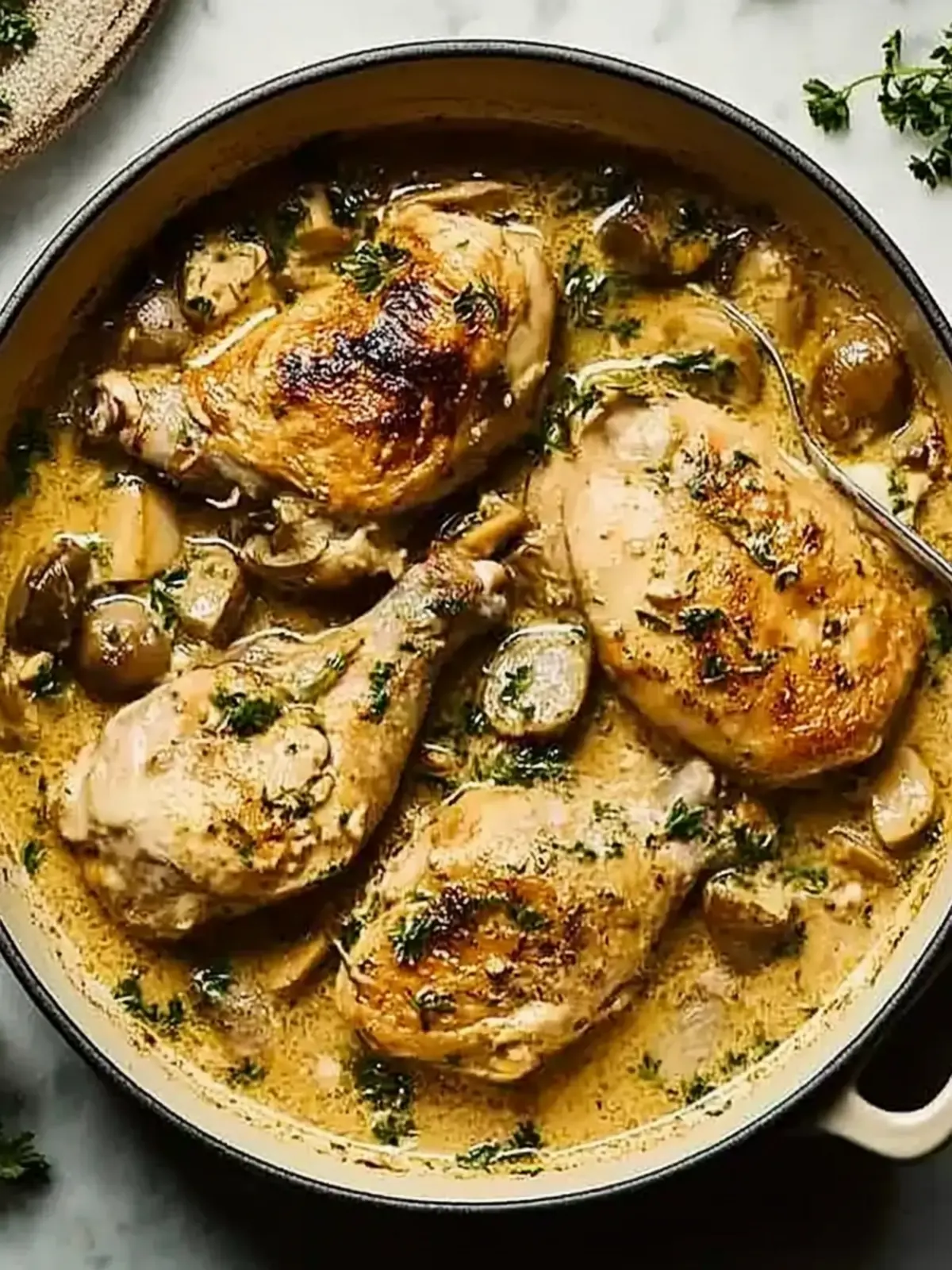 Creamy Chicken Fricassee That Will Warm Your Heart 2 Chicken fricassee