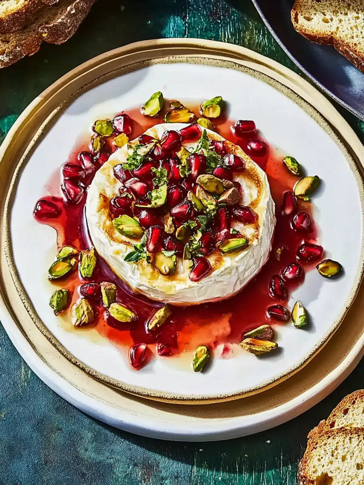 Baked Brie With Pomegranate And Pistachios Bliss for Any Occasion 3 Baked Brie With Pomegranate And Pistachios