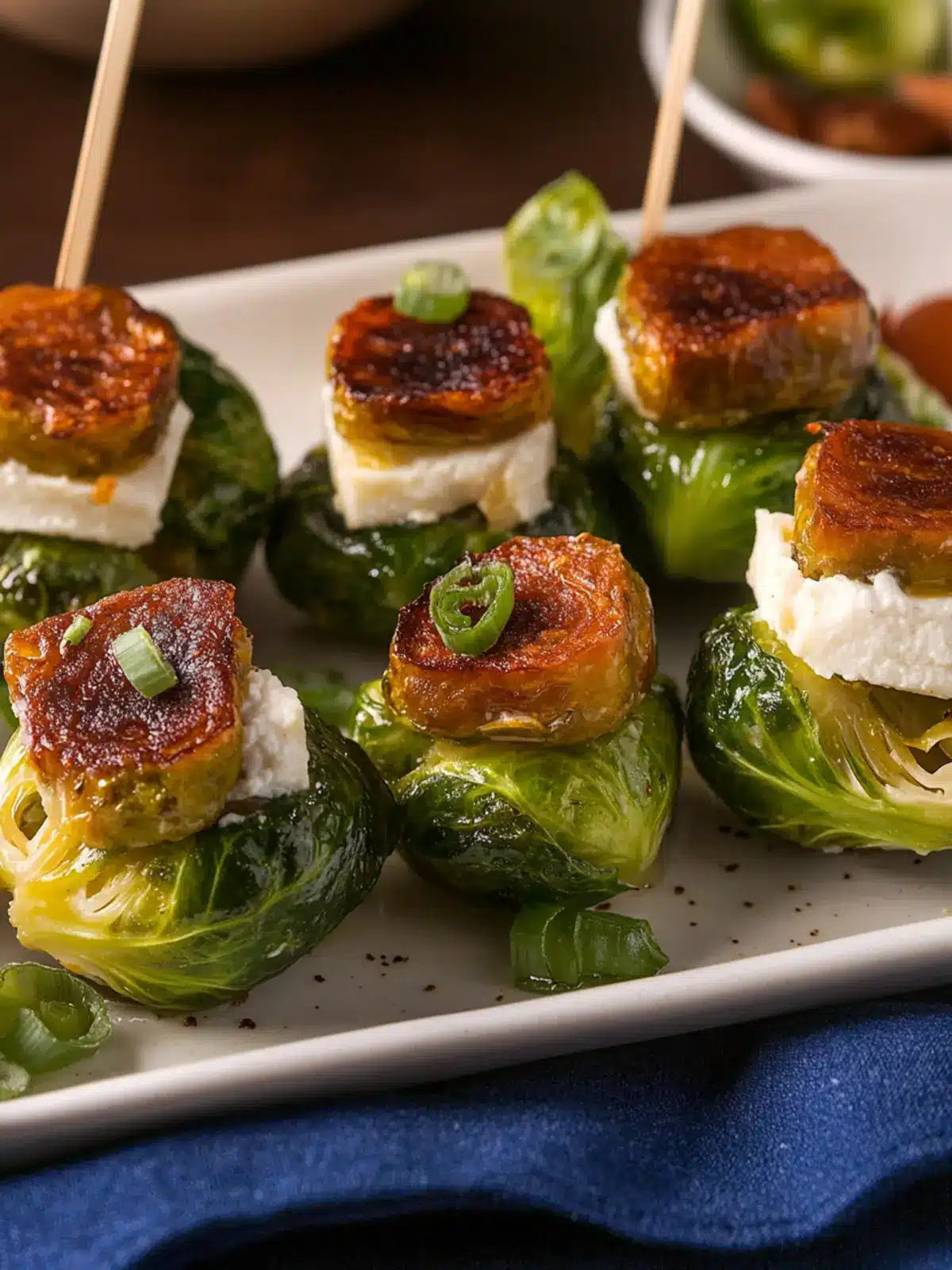 Savory Stuffed Brussels Sprouts with Creamy Ricotta Bliss 5 Stuffed Brussels Sprouts