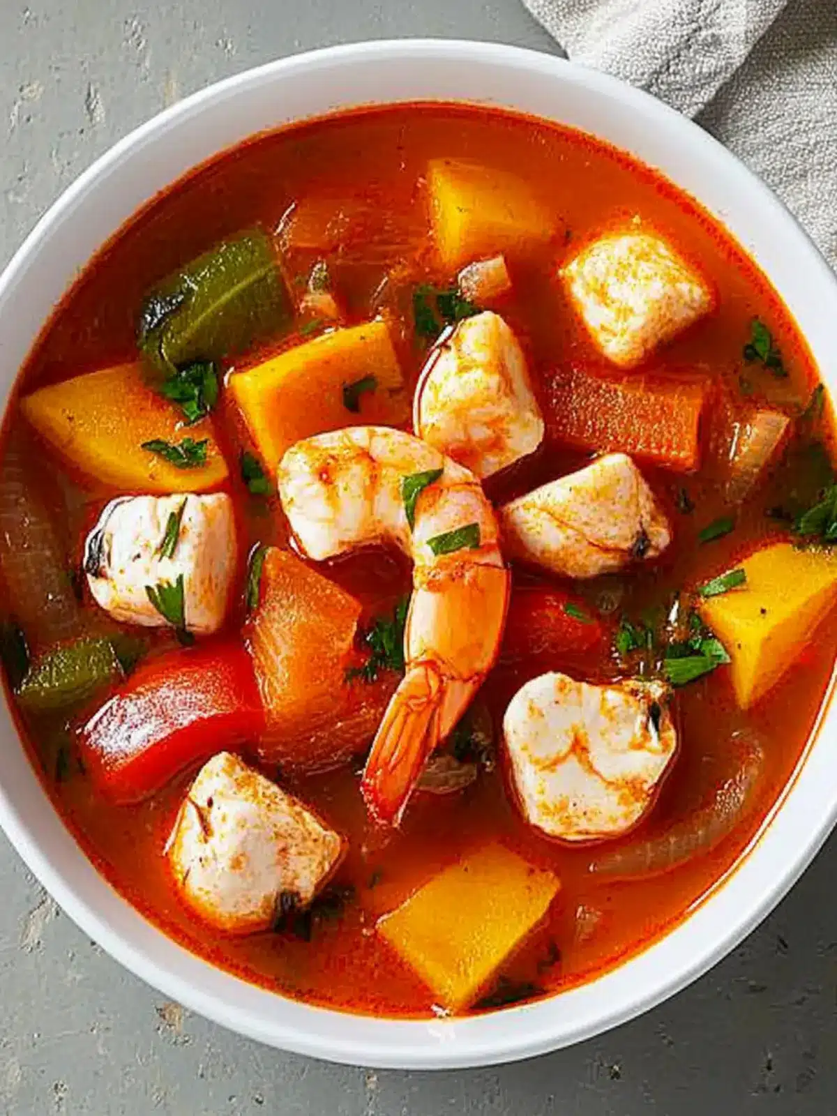 Savory Seafood Soup: Quick, Healthy One-Pot Delight 4 Seafood Soup