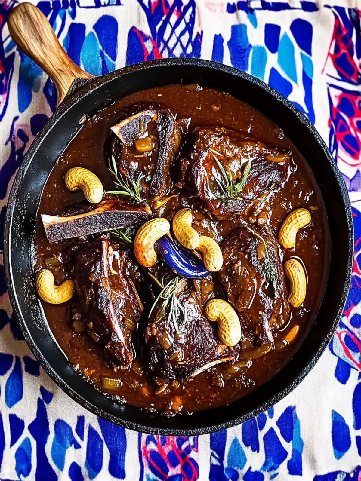 Glazed Beef Shanks with Coffee and Peanuts: A Bold Twist 2 Glazed Beef Shanks with Coffee and Peanuts