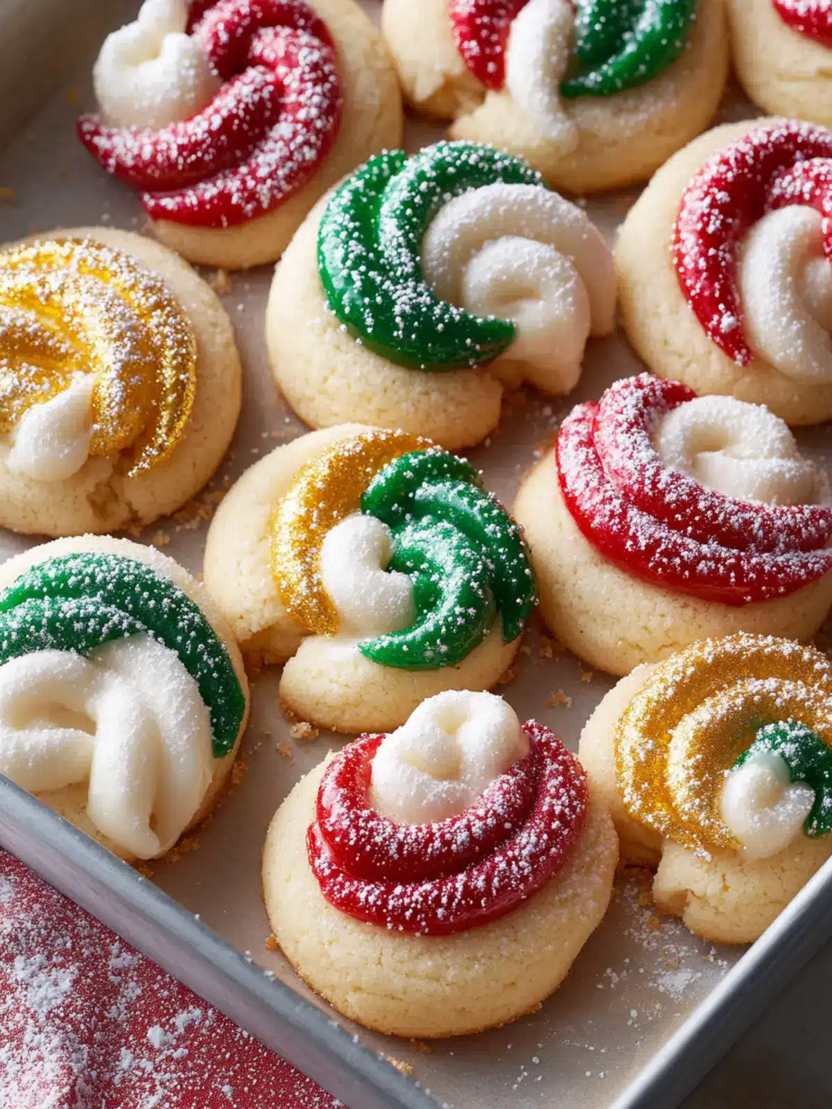 Festive Twisted Christmas Cookies with Almond & Citrus Zest 4 Twisted Christmas Cookies