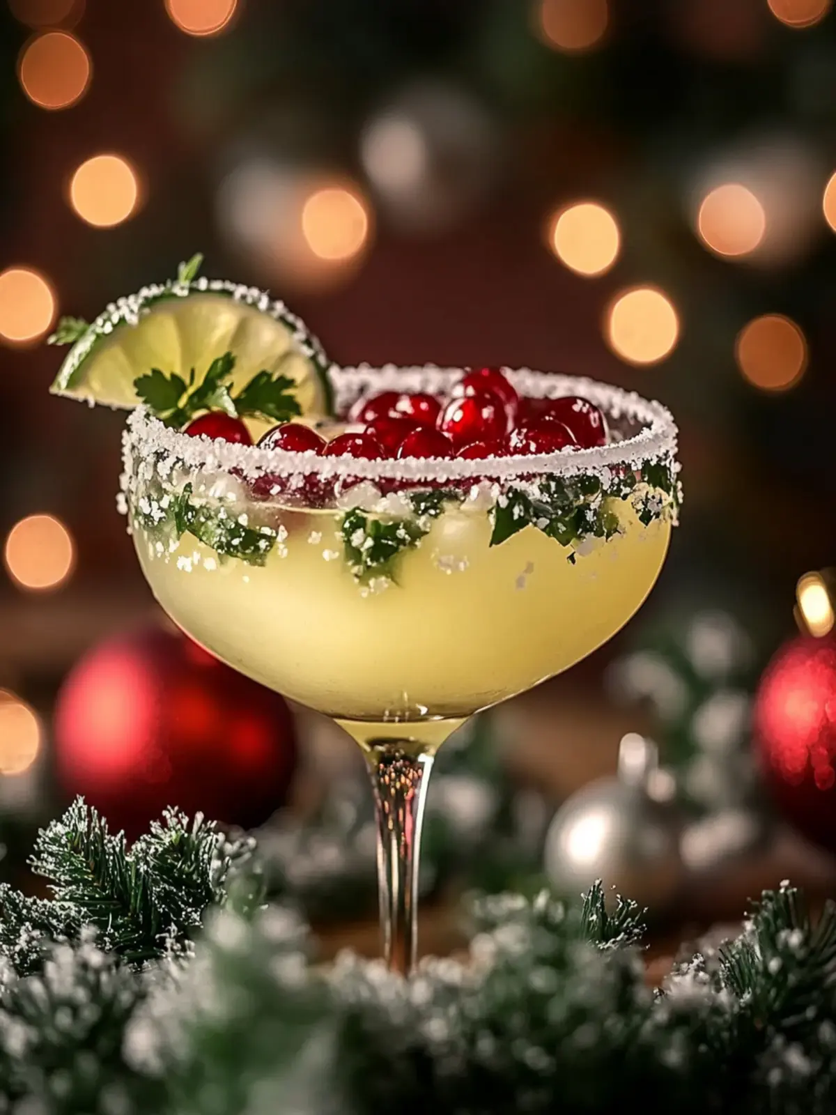 Festive Mistletoe Margarita to Dazzle Your Holiday Gatherings 3 Mistletoe Margarita