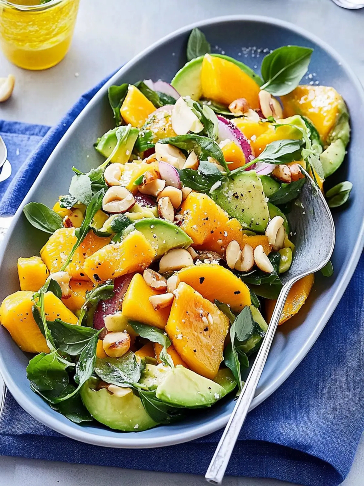 Juicy Mango, Avocado and Macadamia Salad for Summer Bliss 2 juicy mango, avocado and macadamia salad