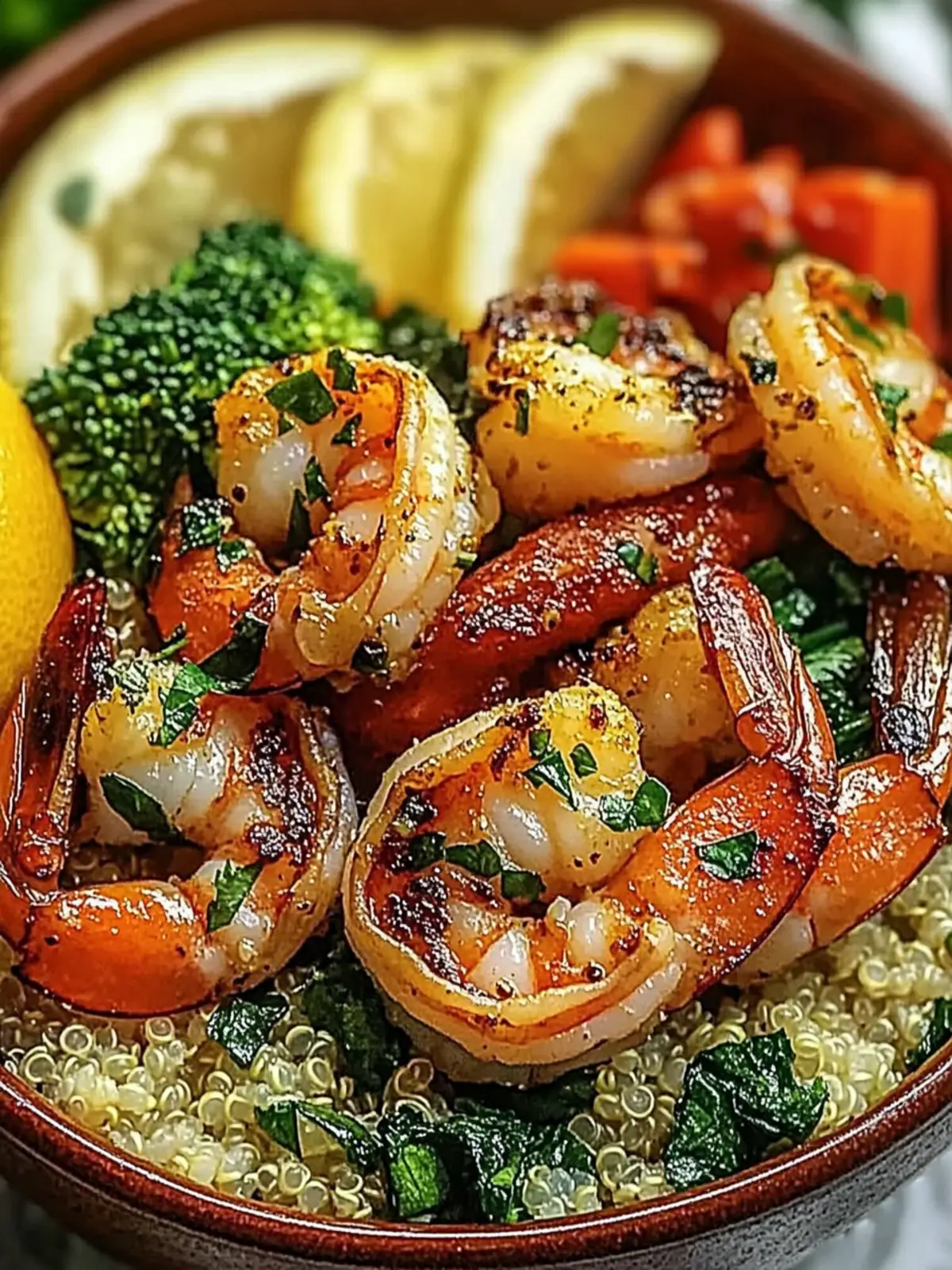 Garlic Shrimp & Quinoa Bowl for a Flavor-Packed Morning Boost 5 Garlic Shrimp & Quinoa Bowl