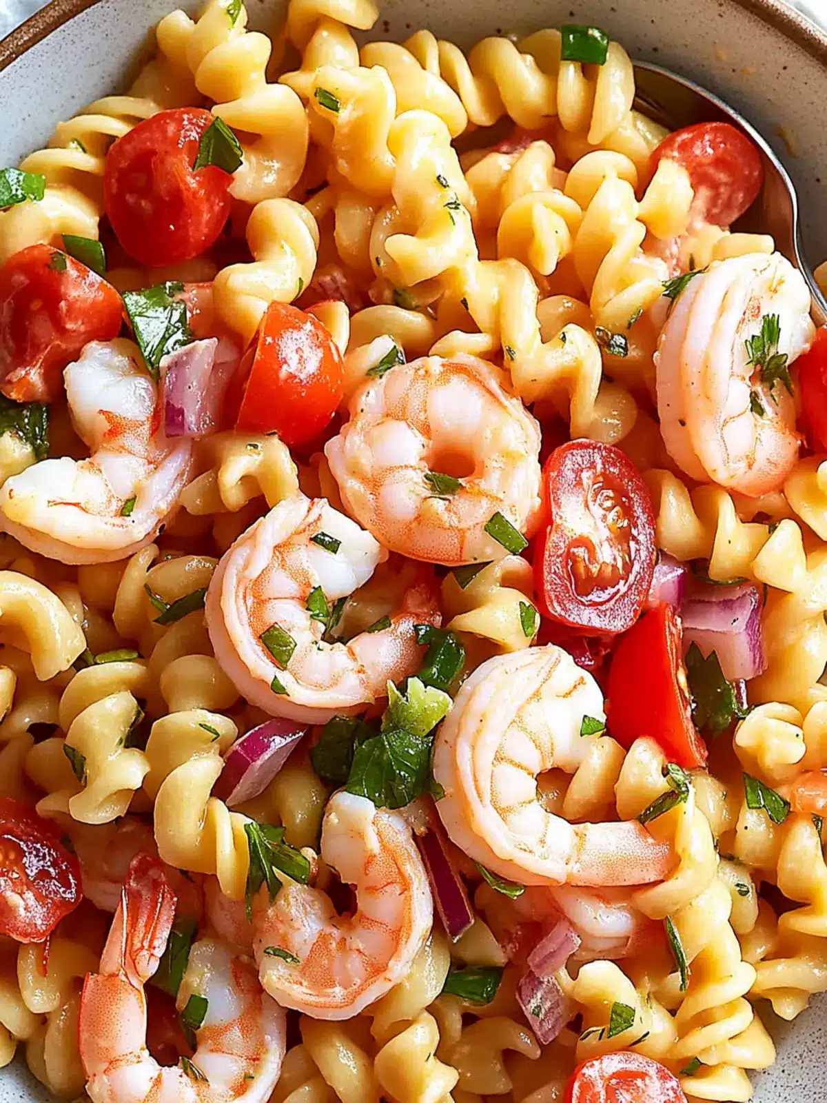 Refreshing Shrimp Pasta Salad with Zesty Lime Twist 3 Shrimp Pasta Salad