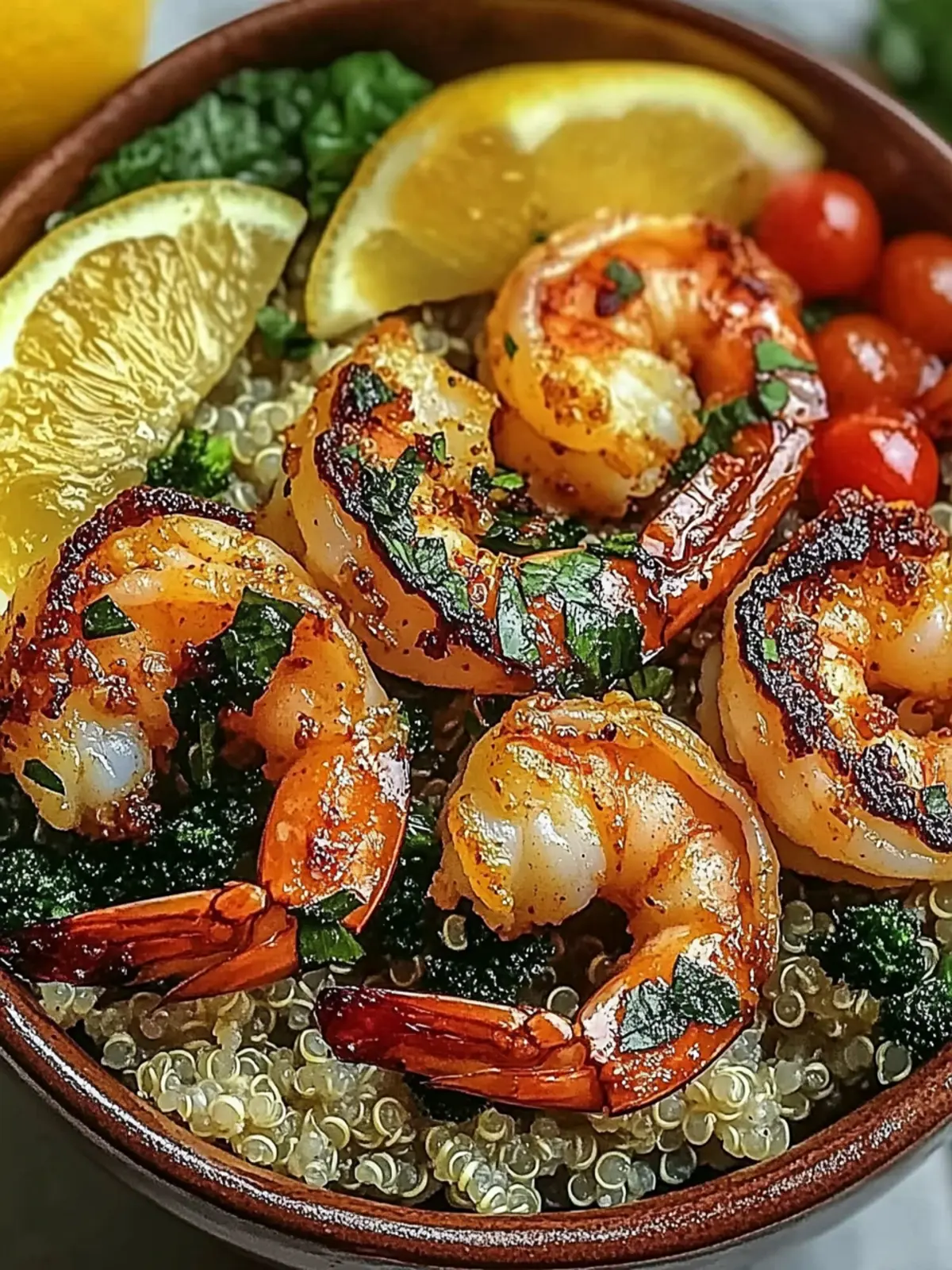 Garlic Shrimp & Quinoa Bowl for a Flavor-Packed Morning Boost 4 Garlic Shrimp & Quinoa Bowl