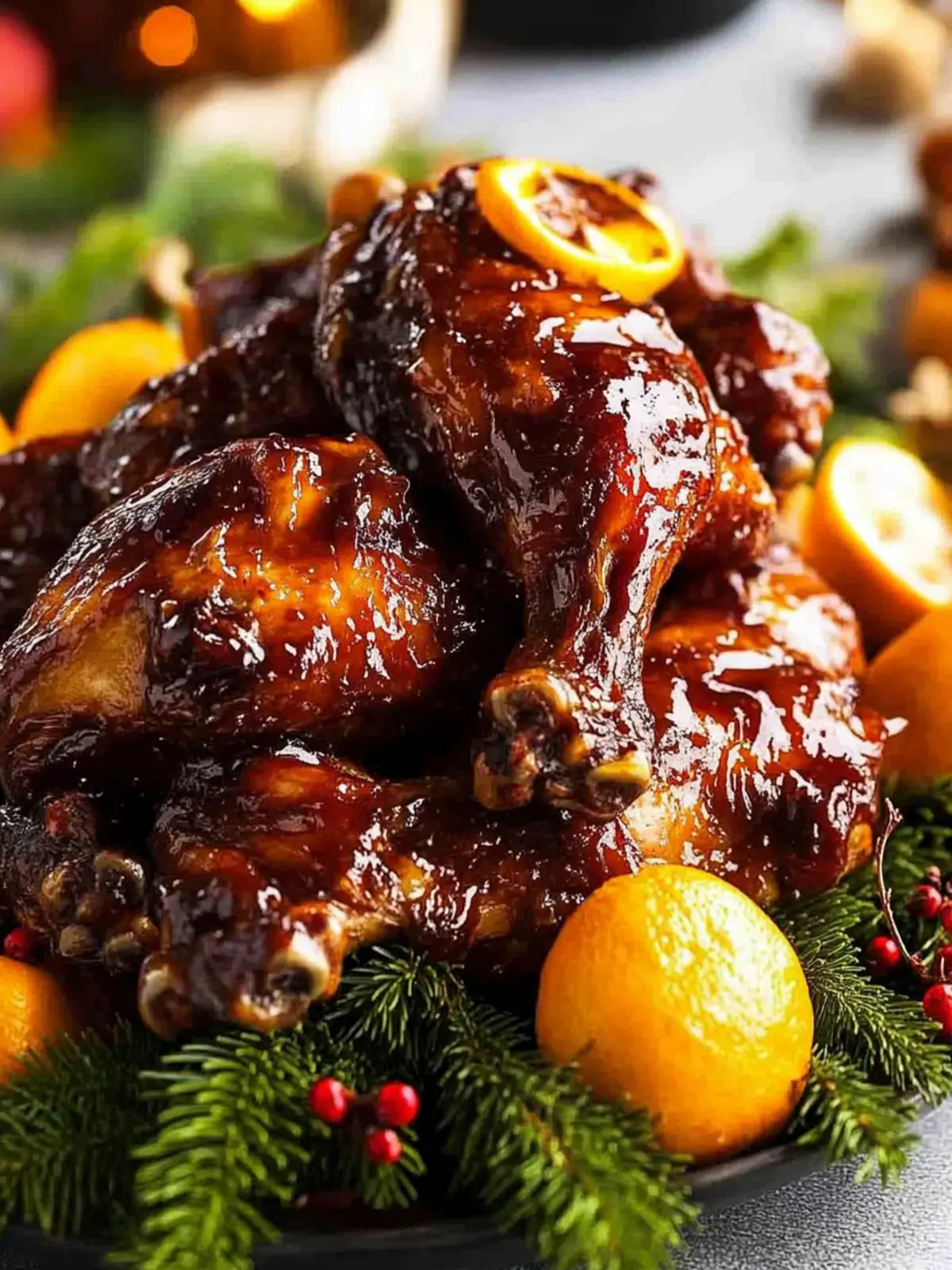 Sticky Glazed Christmas Chicken That Will Wow Your Guests 2 Sticky Glazed Christmas Chicken