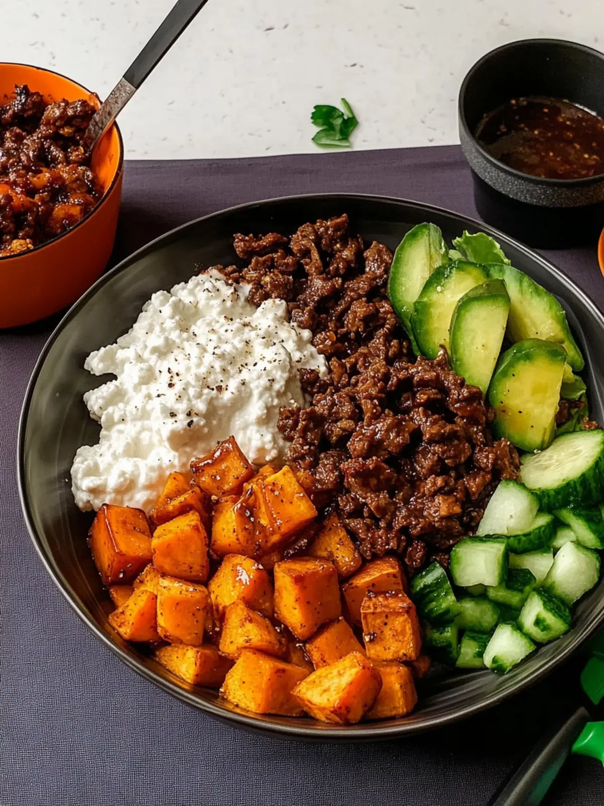 Tiktok Hot Honey Cottage Cheese Sweet Potato Beef Bowl Bliss 3 Tiktok Hot Honey Cottage Cheese Sweet Potato Beef Bowl