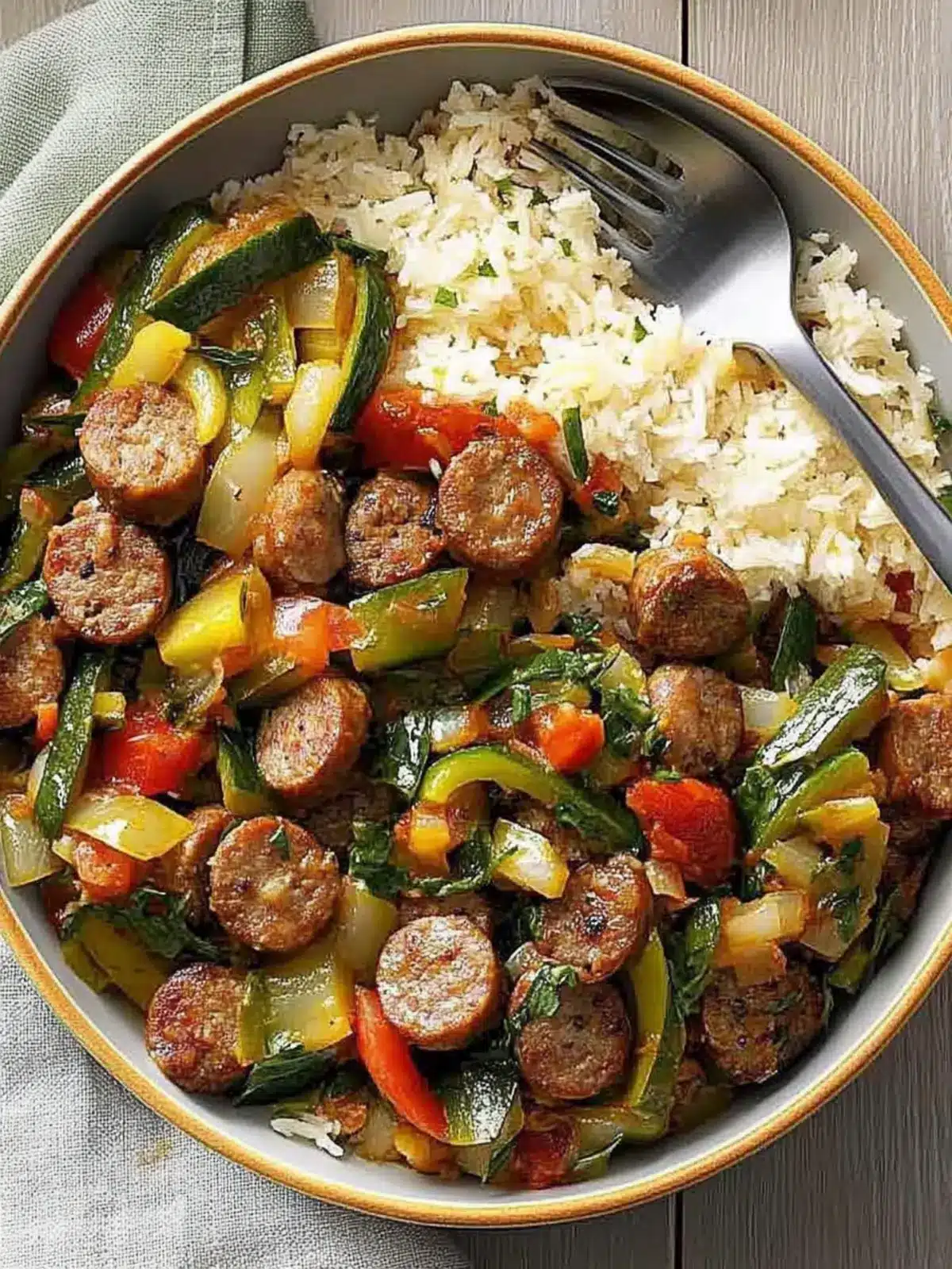 Sausage Ratatouille: A Colorful Twist on Comfort Food 2 Sausage Ratatouille