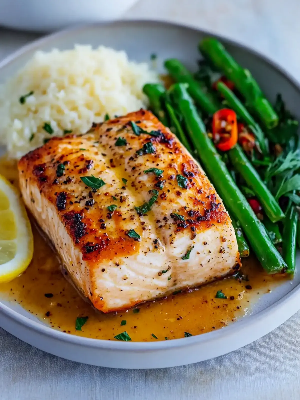 Baked Lemon Garlic Butter Salmon in 15 Minutes Flat 4 Baked Lemon Garlic Butter Salmon