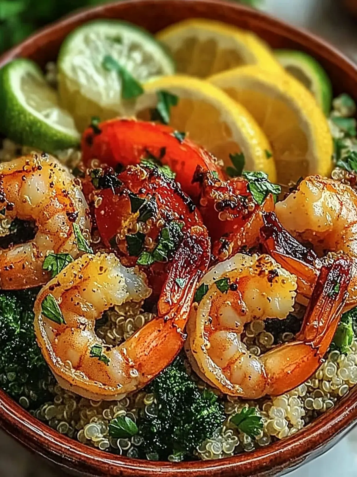 Garlic Shrimp & Quinoa Bowl for a Flavor-Packed Morning Boost 3 Garlic Shrimp & Quinoa Bowl