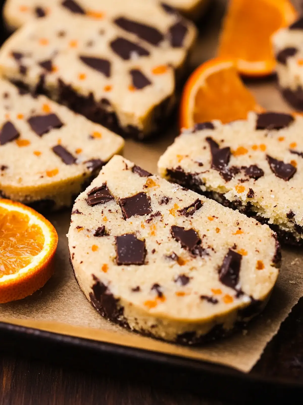 Sweet Chocolate Orange Shortbread Cookies That Melt in Your Mouth 2 Chocolate Orange Shortbread Cookies