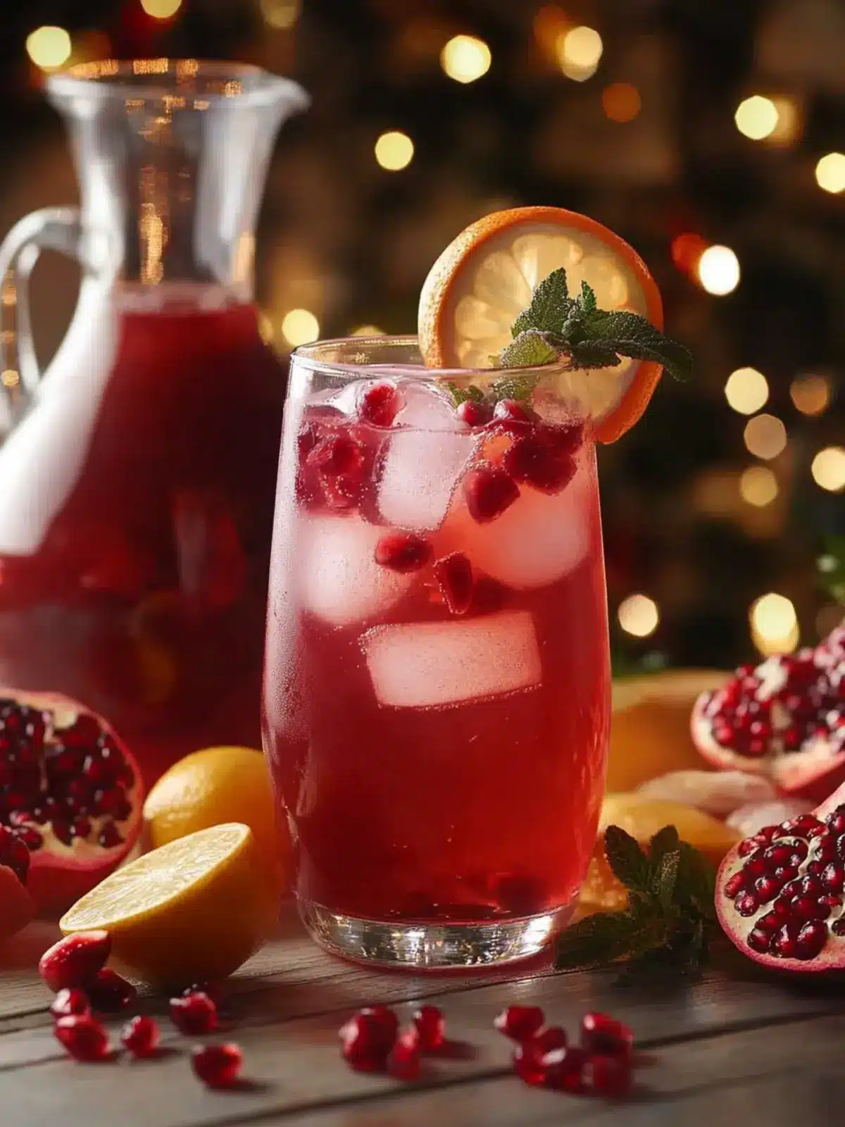 Delightful Non-Alcoholic Sparkling Pomegranate Punch Recipe 5 Non-Alcoholic Sparkling Pomegranate Punch