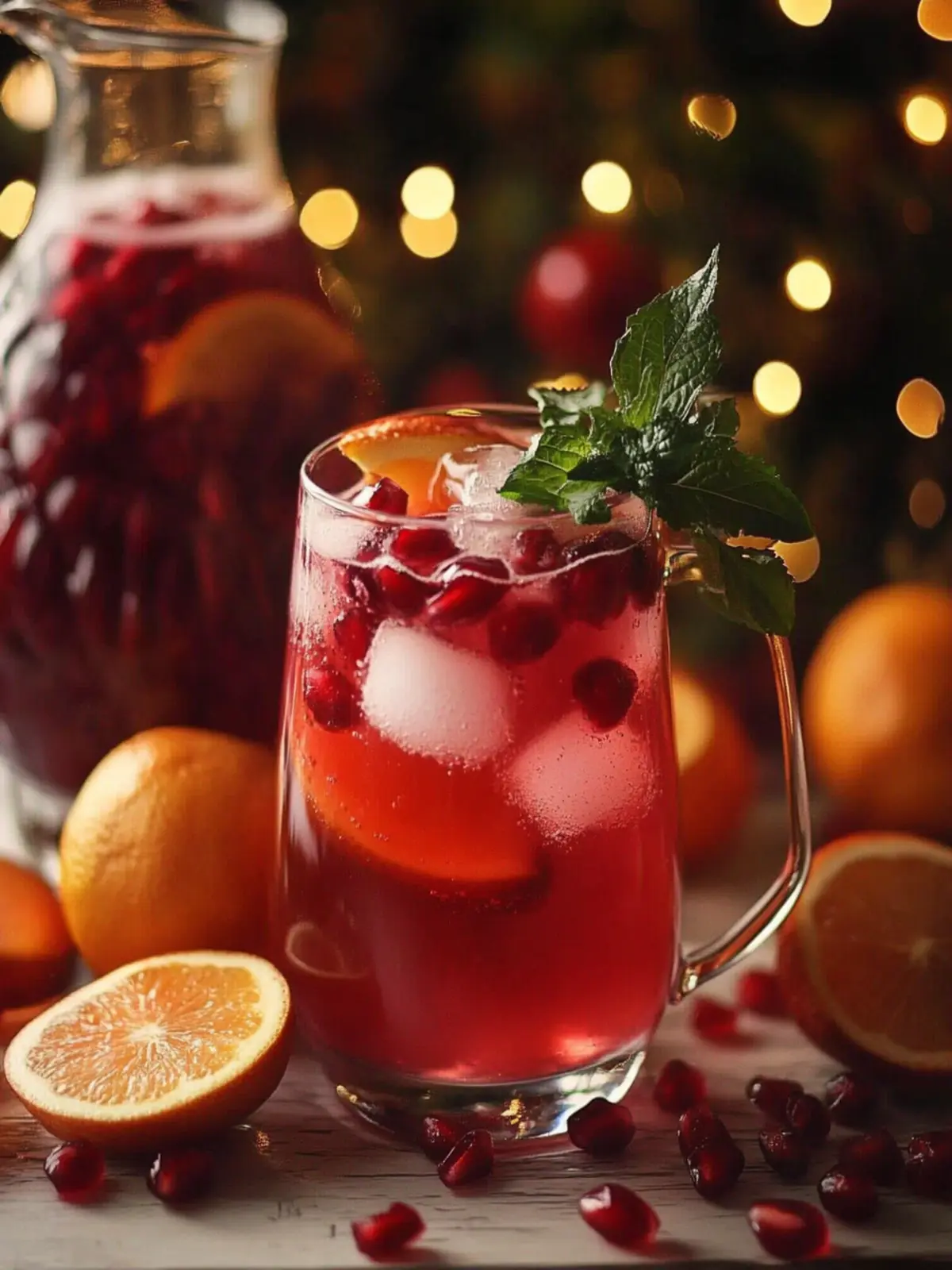 Delightful Non-Alcoholic Sparkling Pomegranate Punch Recipe 3 Non-Alcoholic Sparkling Pomegranate Punch