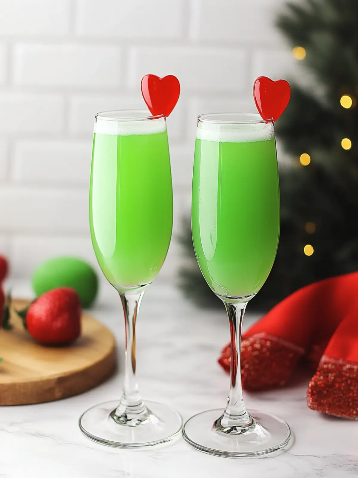 Festive Grinch Mimosa: Your Easy 3-Ingredient Holiday Toast 3 Grinch Mimosa