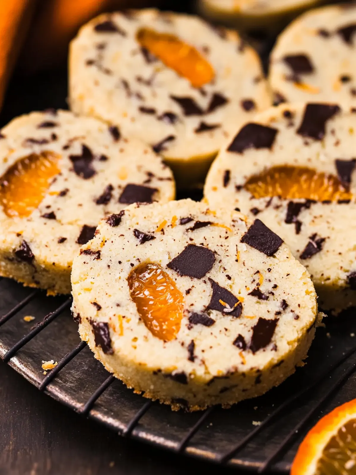 Sweet Chocolate Orange Shortbread Cookies That Melt in Your Mouth 3 Chocolate Orange Shortbread Cookies