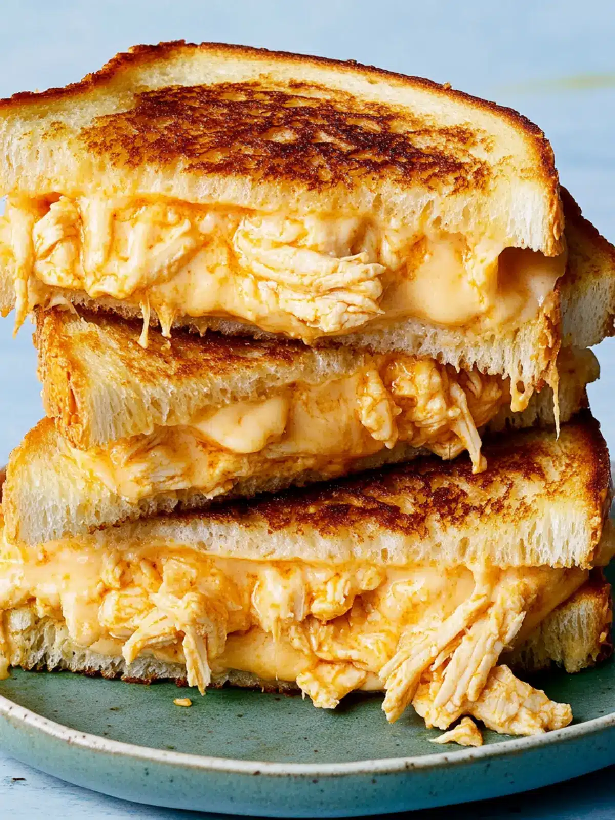 Buffalo Chicken Grilled Cheese: A Spicy Comfort Food Treat 2 Buffalo Chicken Grilled Cheese