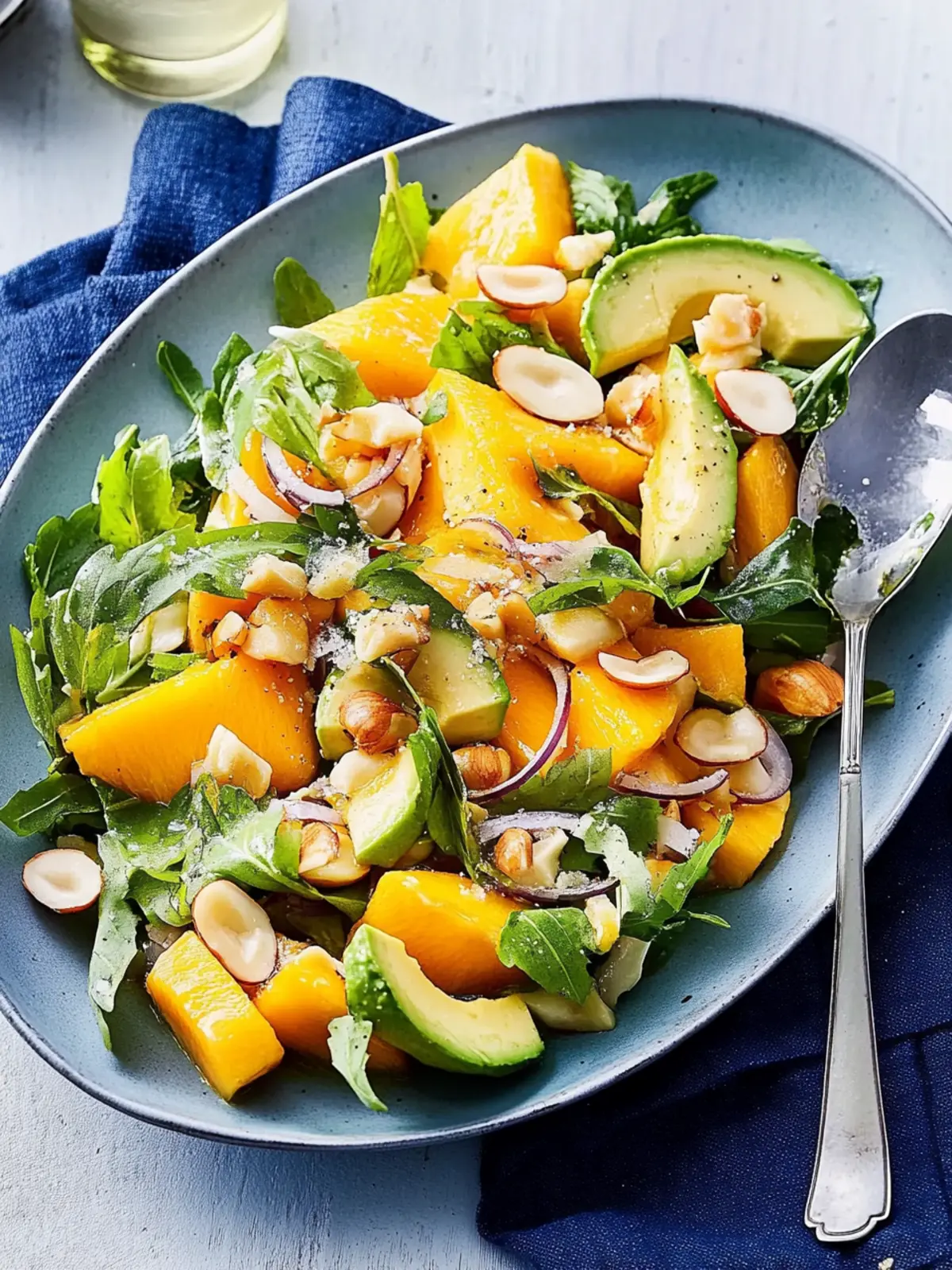 Juicy Mango, Avocado and Macadamia Salad for Summer Bliss 4 juicy mango, avocado and macadamia salad