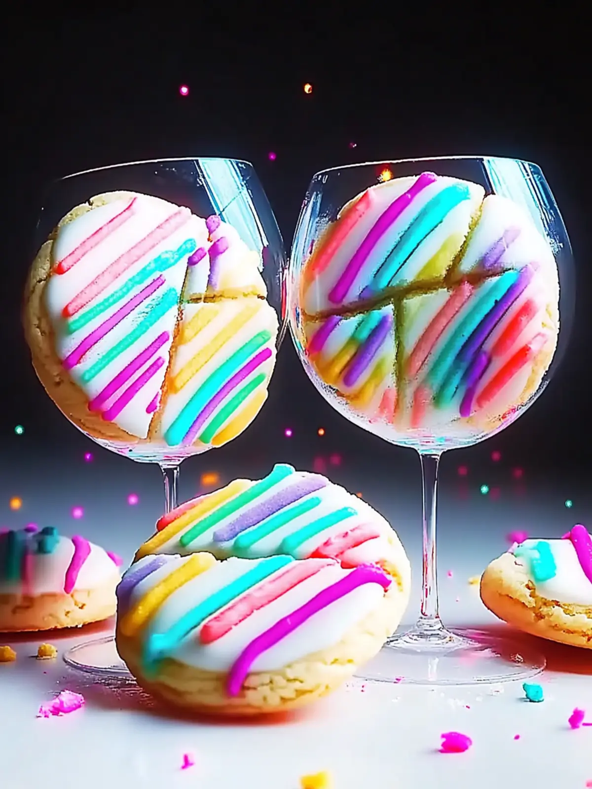 Striped Sugar Cookies: Colorful Treats to Brighten Your Day 2 Striped Sugar Cookies