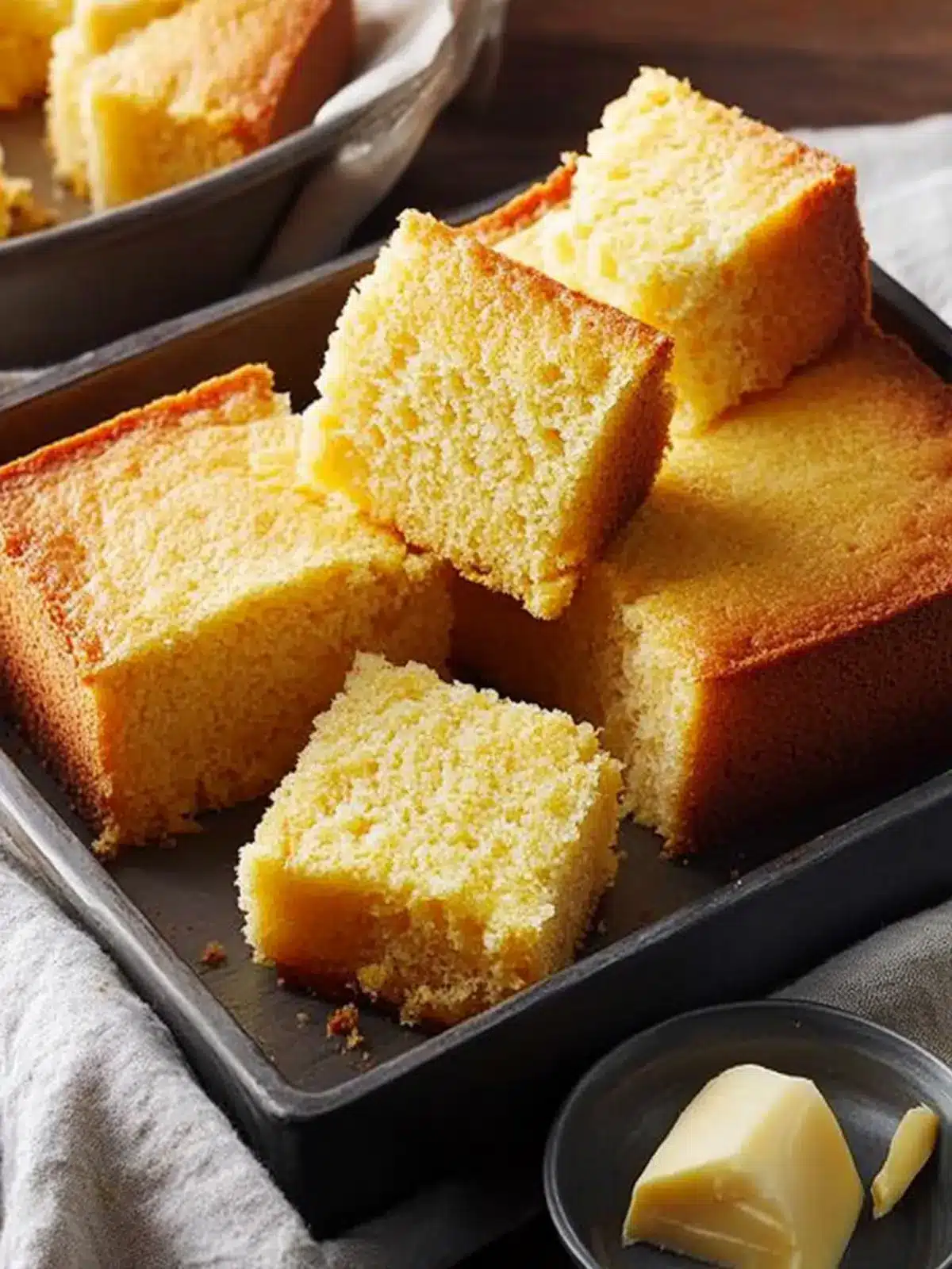 Buttery Cornbread Bliss: Your New Comfort Food Favorite 4 buttery cornbread