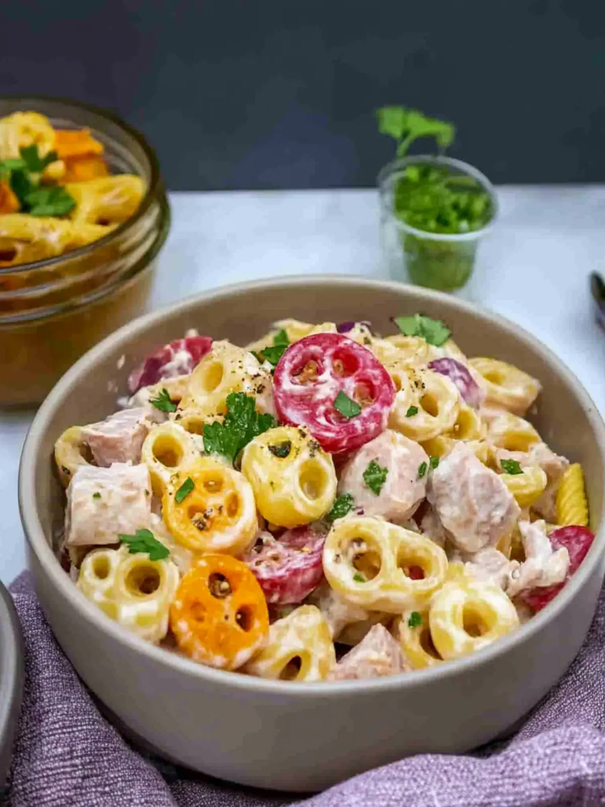 Greek Yogurt Tuna Pasta Salad: Your Ultimate Healthy Meal Prep 2 Greek Yogurt Tuna Pasta Salad