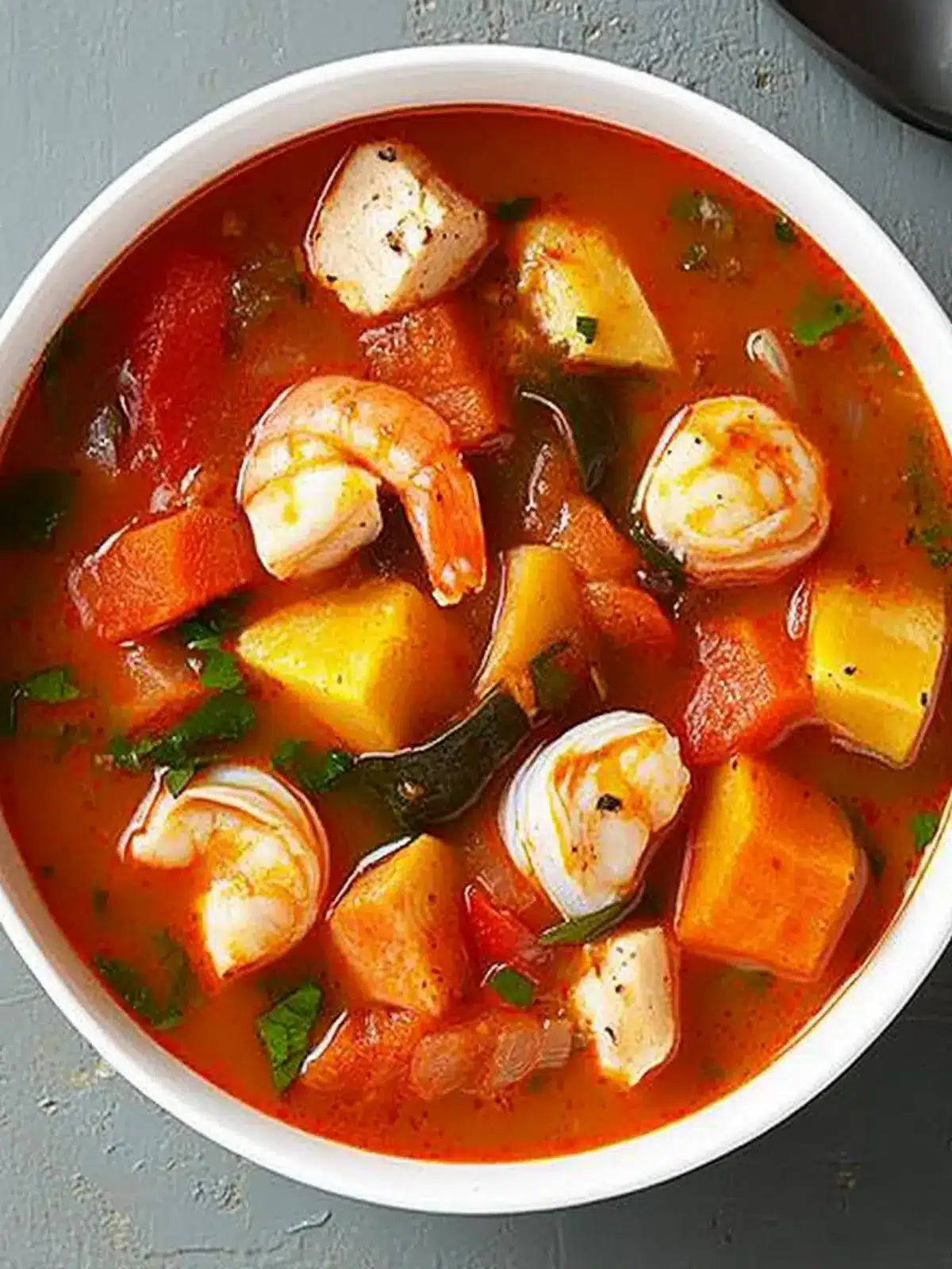 Savory Seafood Soup: Quick, Healthy One-Pot Delight 5 Seafood Soup