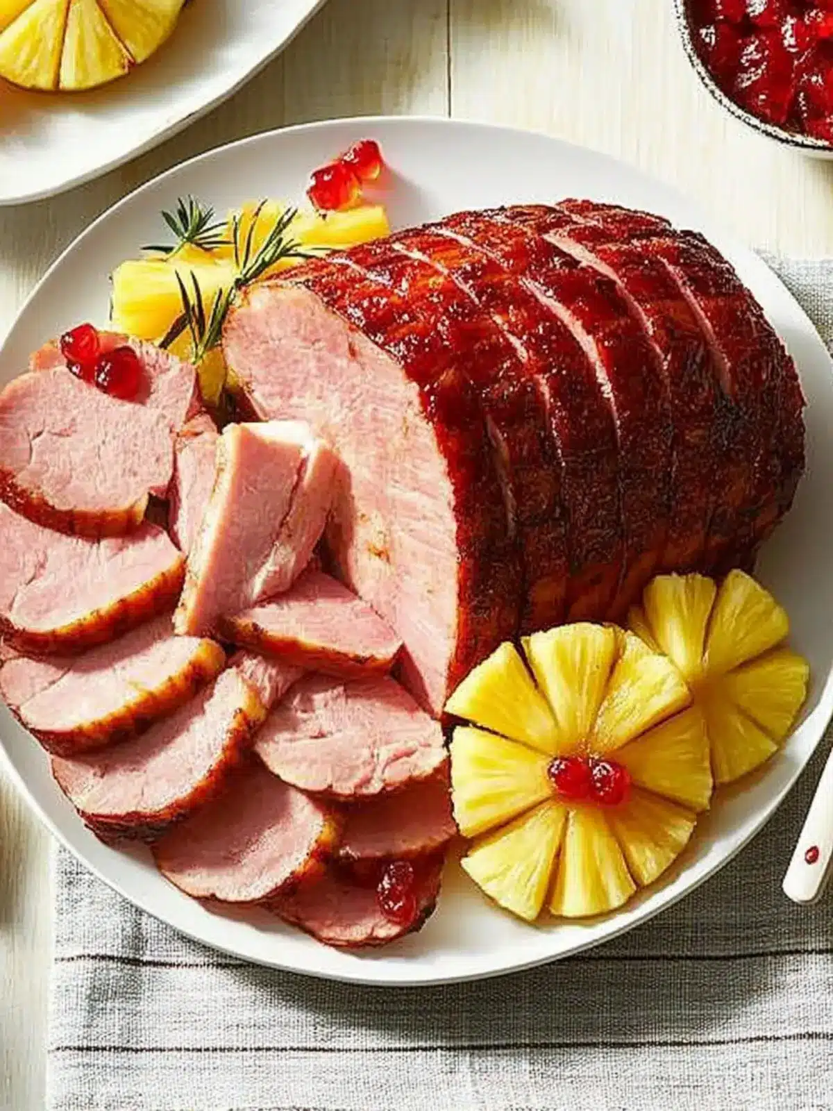 Irresistible Baked Ham with Pineapple for Holiday Feasts 4 Baked Ham with Pineapple
