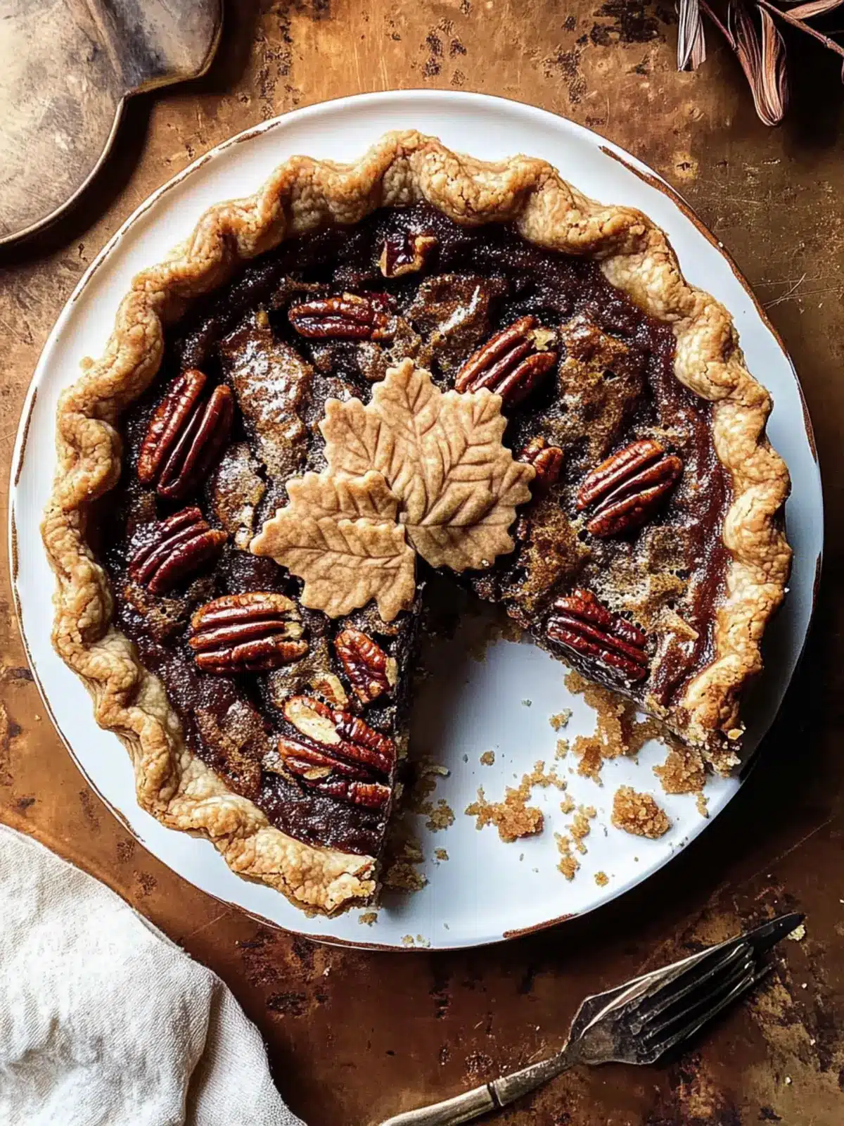 Decadent Brown Sugar Maple Pecan Cookie Pie Delight 4 Brown Sugar Maple Pecan Cookie Pie