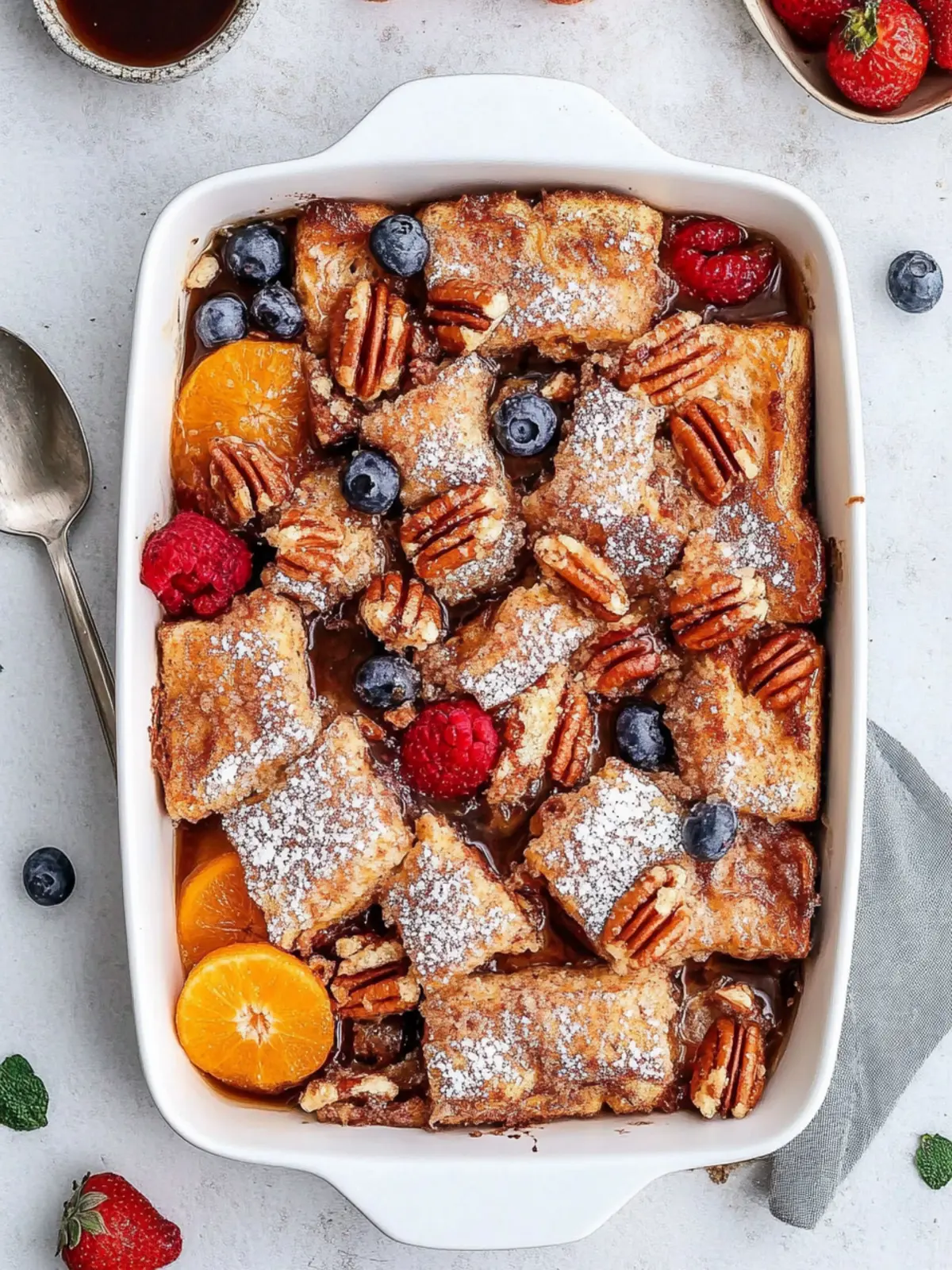Delicious Upside-Down Orange Caramel Pecan French Toast Bake 5 Upside-Down Orange Caramel Pecan French Toast Bake