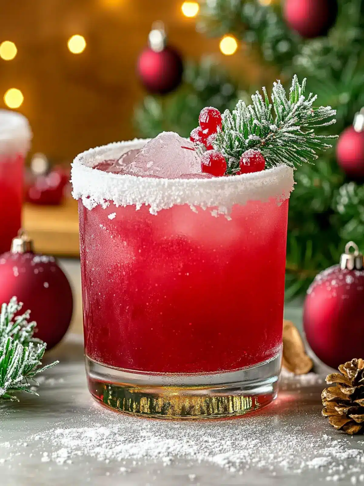 Frosted Mistletoe Margarita: Your Festive Holiday Cheers! 4 frosted mistletoe margarita
