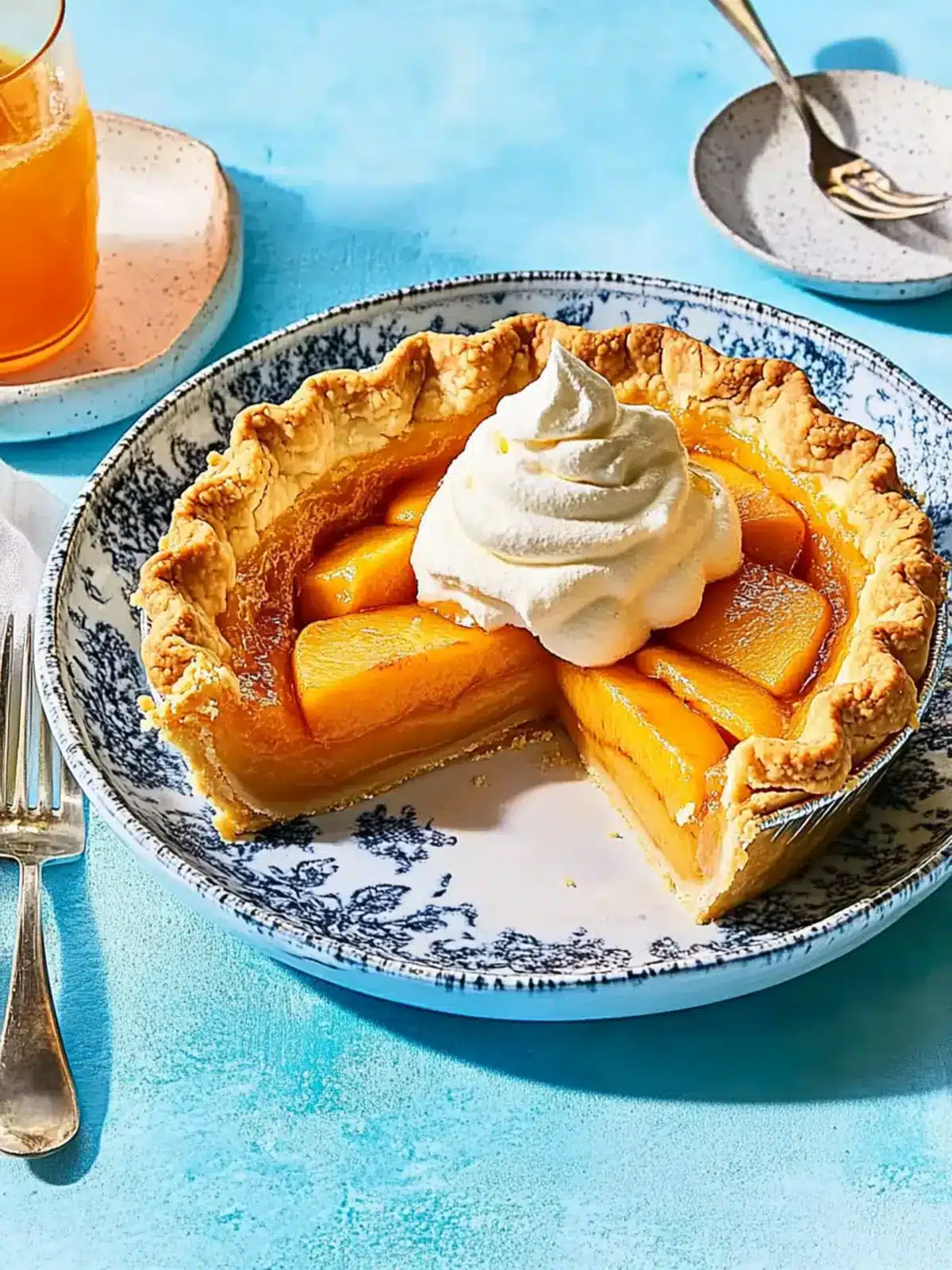 Indulge in Peach Pie with Bourbon Whipped Cream Bliss 5 Peach Pie with Bourbon Whipped Cream